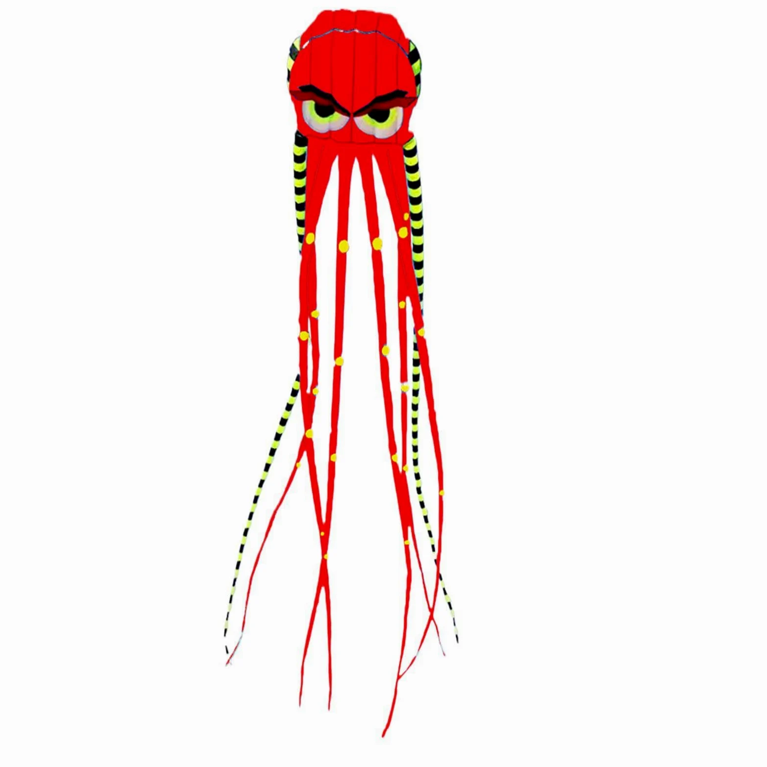 Cerf-volant pieuvre – Grand jouet d'extérieur de 7,9 m | Cerf-volant géant pieuvre de 7,9 m | Cerf-volant de plage pour adultes | Pour famille, vacances d'été, anniversaire, fête en plein air, jardin