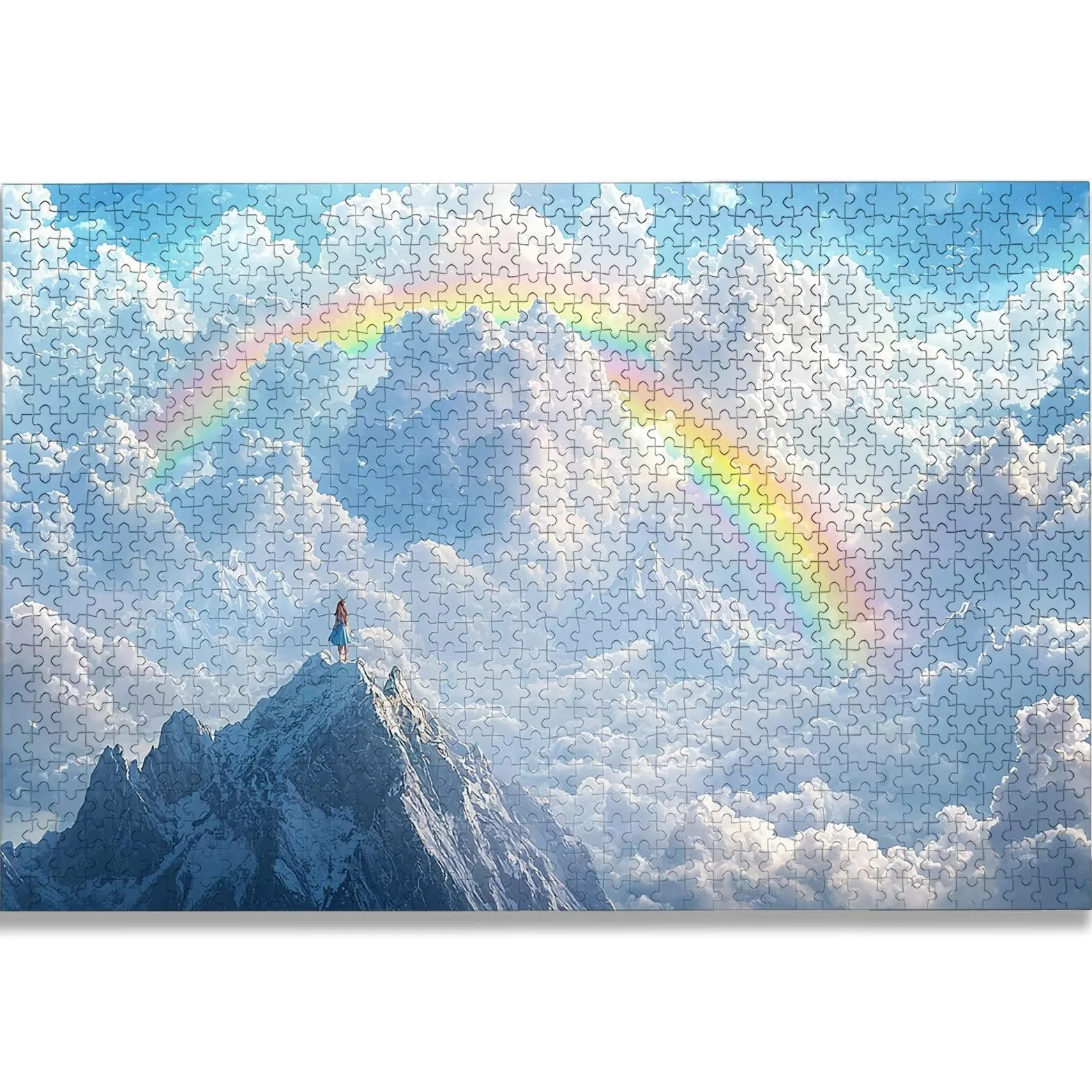 Puzzle Arc-en-Ciel 4000 Pièces Adultes, Puzzle 4000 Pièces pour Adultes et Enfants à Partir de 14 Ans, Nuage Puzzles Bois de Qualité Supérieure avec Une Boîte d'emballage Exquise, Cadeau Femme, -3247