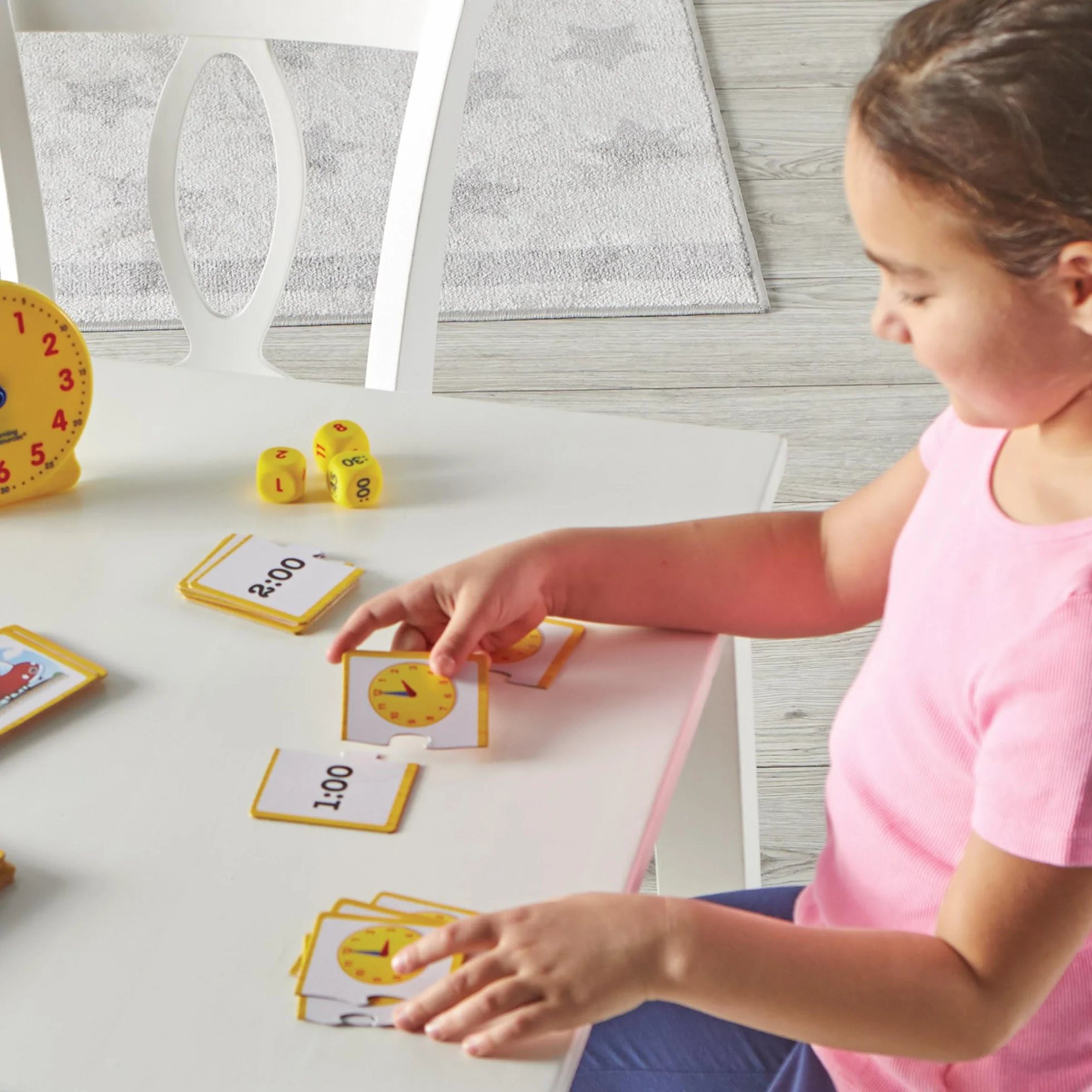 Learning Resources Horloge Éducative Enfant – Kit Lecture Heure Analogique Numérique – Jeu Montessori 5 Ans+