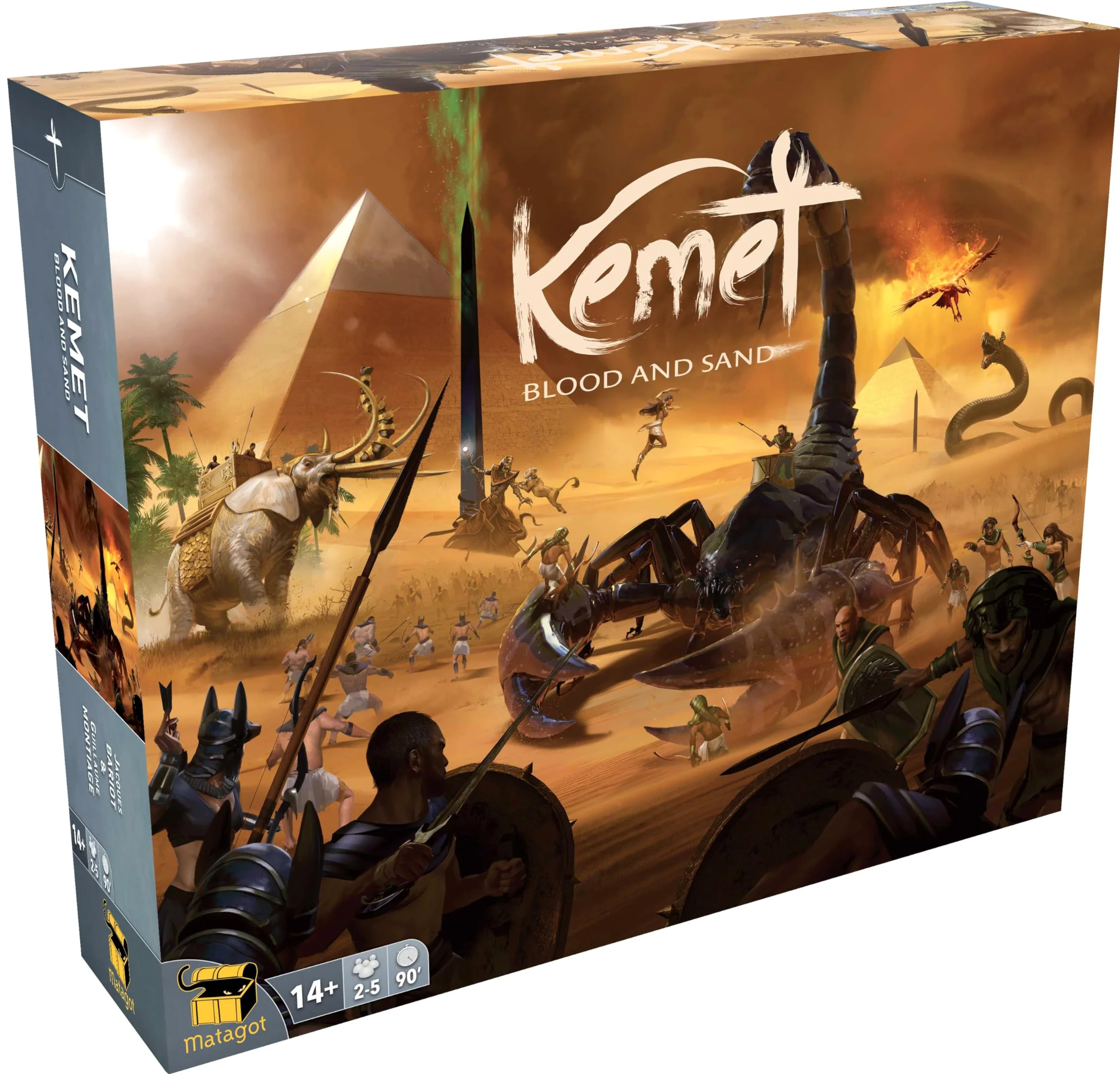 Matagot SARL, Kemet - Blood and Sand, Board Game, Ages 12+, 2 to 5 Players, 90 to 120 Minutes Playing Time