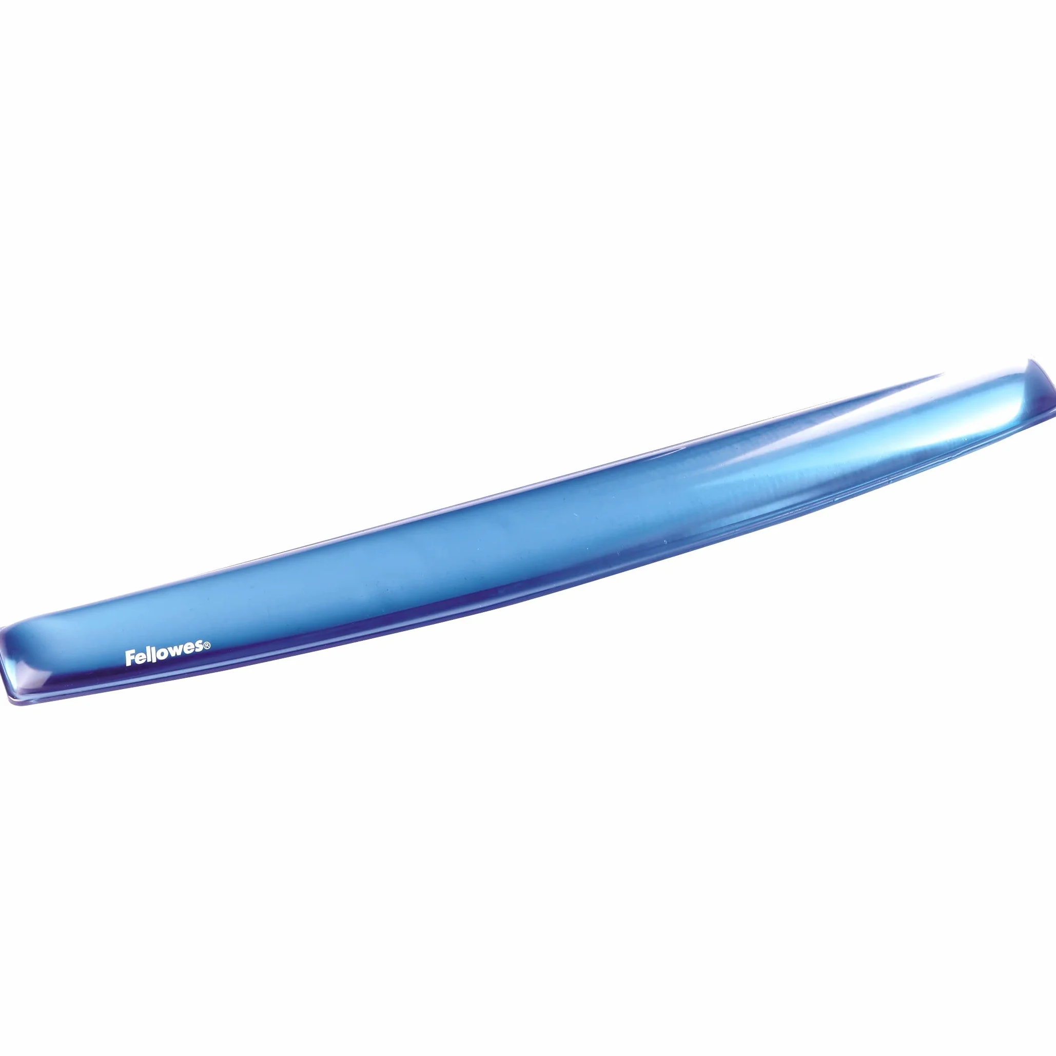 Fellowes Repose poignet pour clavier Gel Crystal Bleu 48x57 cm