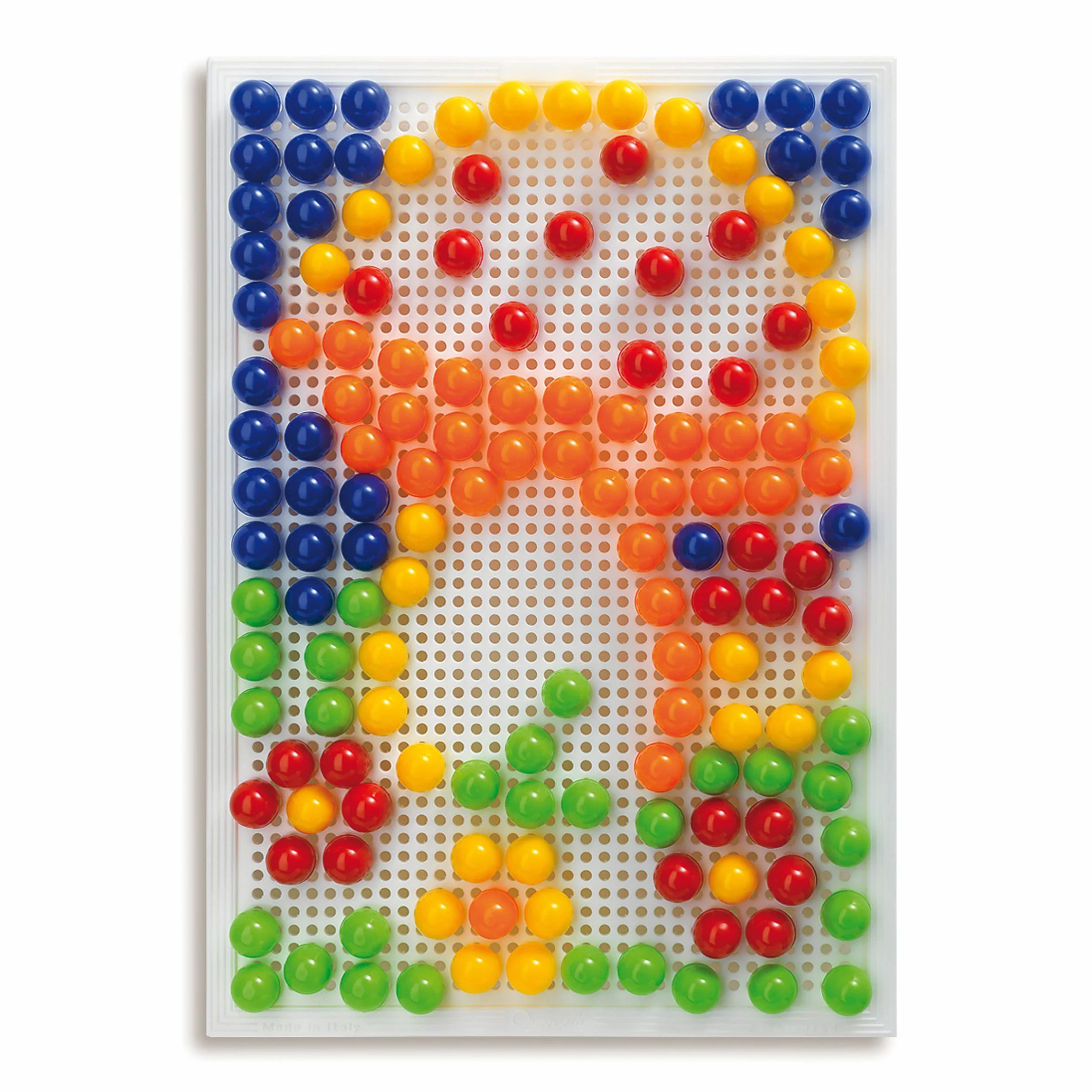 Quercetti FantaColor Portable Large Jeu de Mosaïque Enfant 4 Ans Motricité Fine