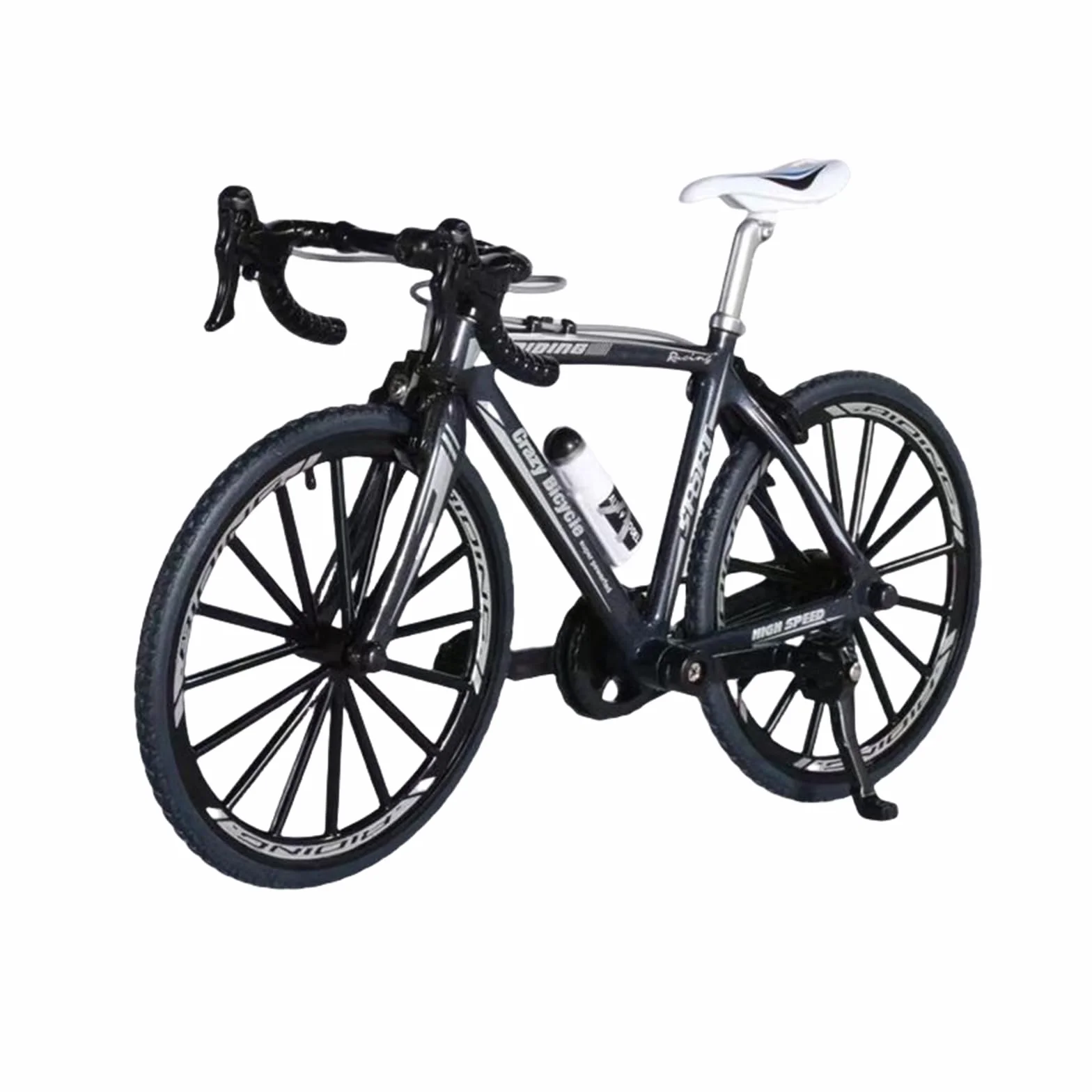 Mini vélo de montagne miniature Jouet décoratif pour bureau maison club (noir)