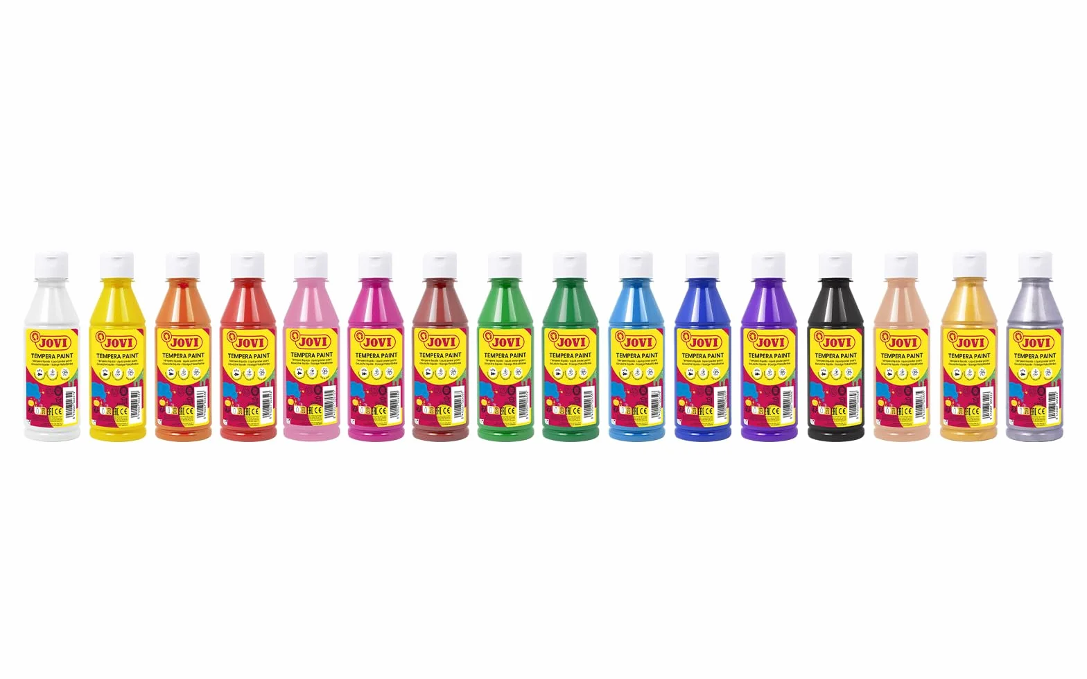 Jovi Gouache liquide 250ml Vermillon Peinture naturelle pour école