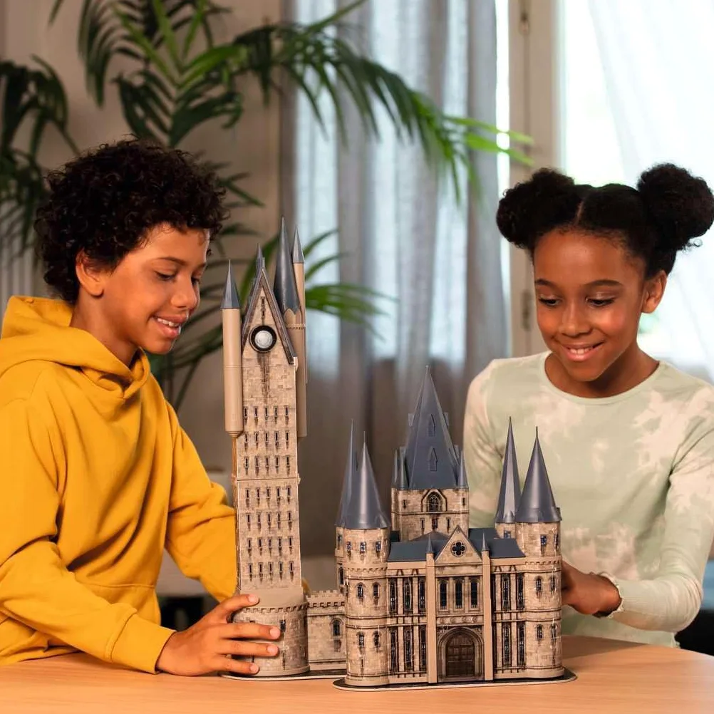 Ravensburger - Puzzle 3D Building - Château de Poudlard - La Tour d'Astronomie / Harry Potter - A partir de 10 ans - 540 pièces numérotées à assembler sans colle - Accessoires inclus - 11277