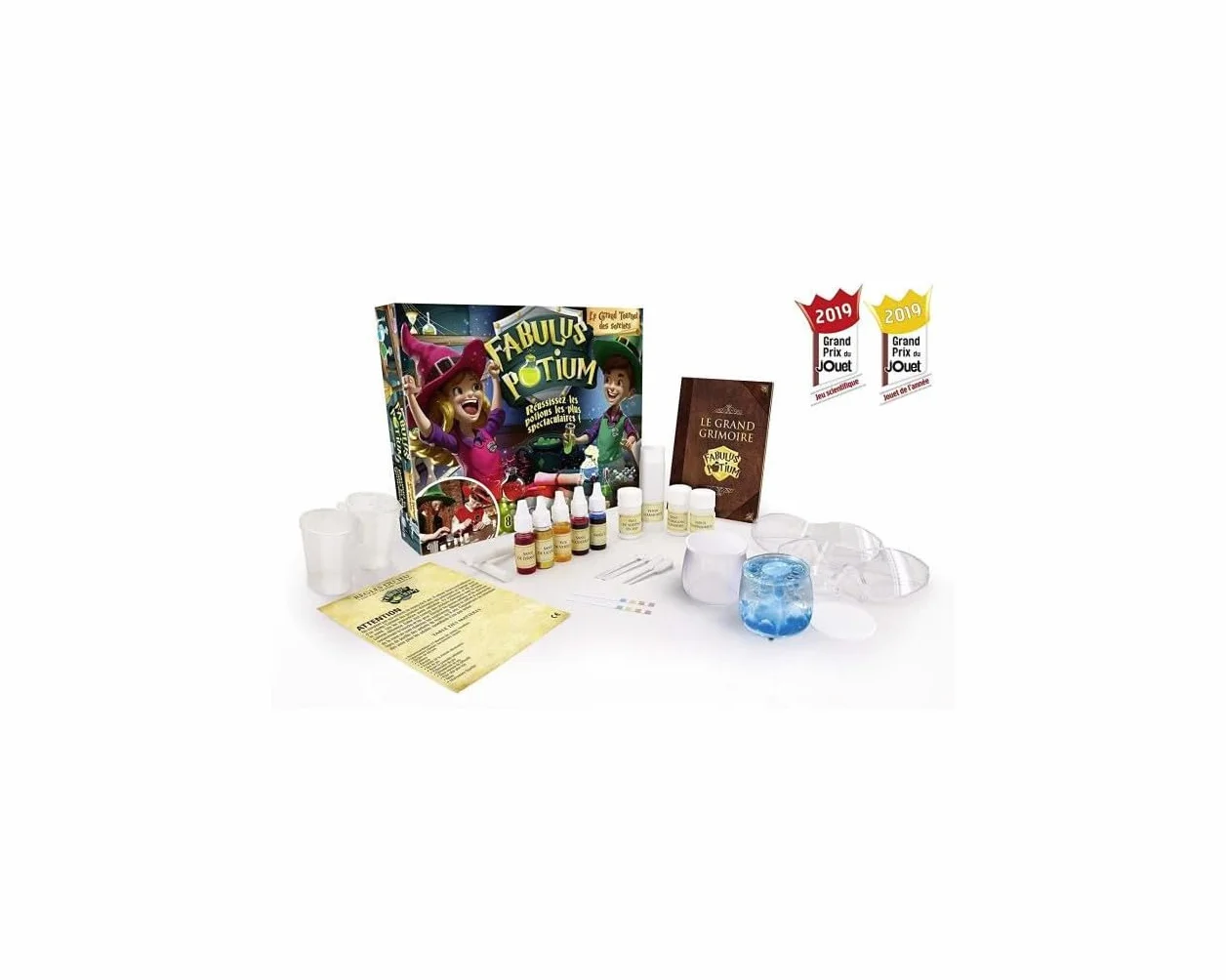 Fabulus Dujardin Potium - Jeu de société Enfant - Kit Scientifique - École de Magie - Crée tes Potions - 1 Joueur - Dès 8 Ans
