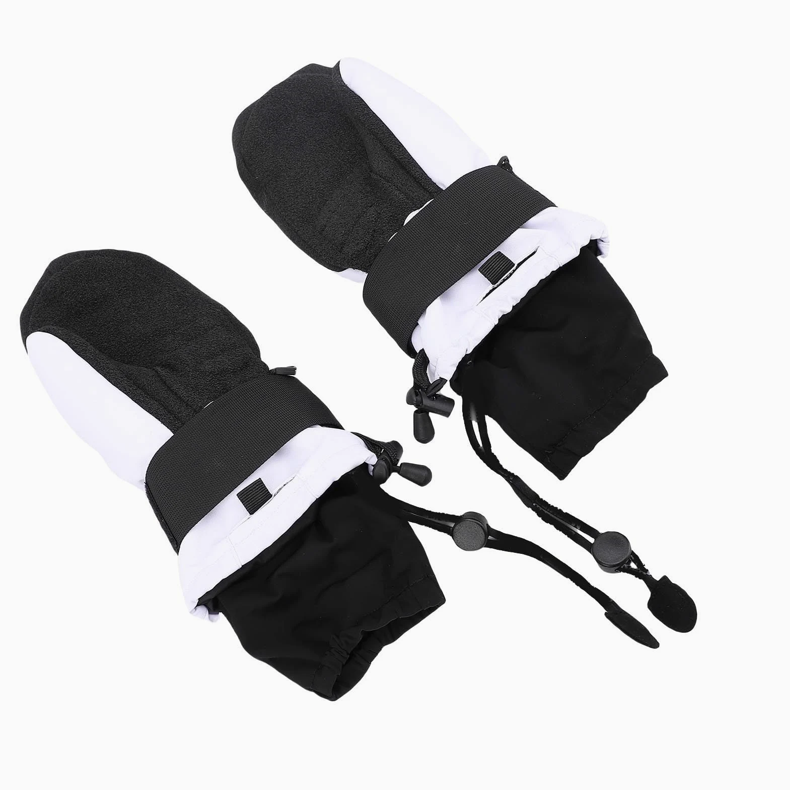Mitaines de Snowboard avec Protège-Poignets et Jupe Pare-Neige pour Une sécurité Complète des Mains - 2 X Moufles de Ski pour Les Sports d'hiver