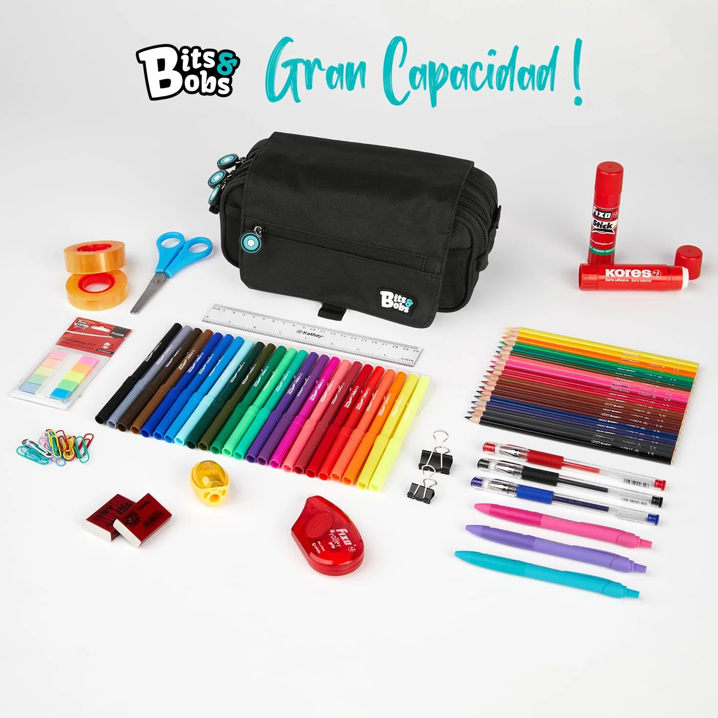 Grafoplás Bits & Bobs Trousses 23 cm Noir