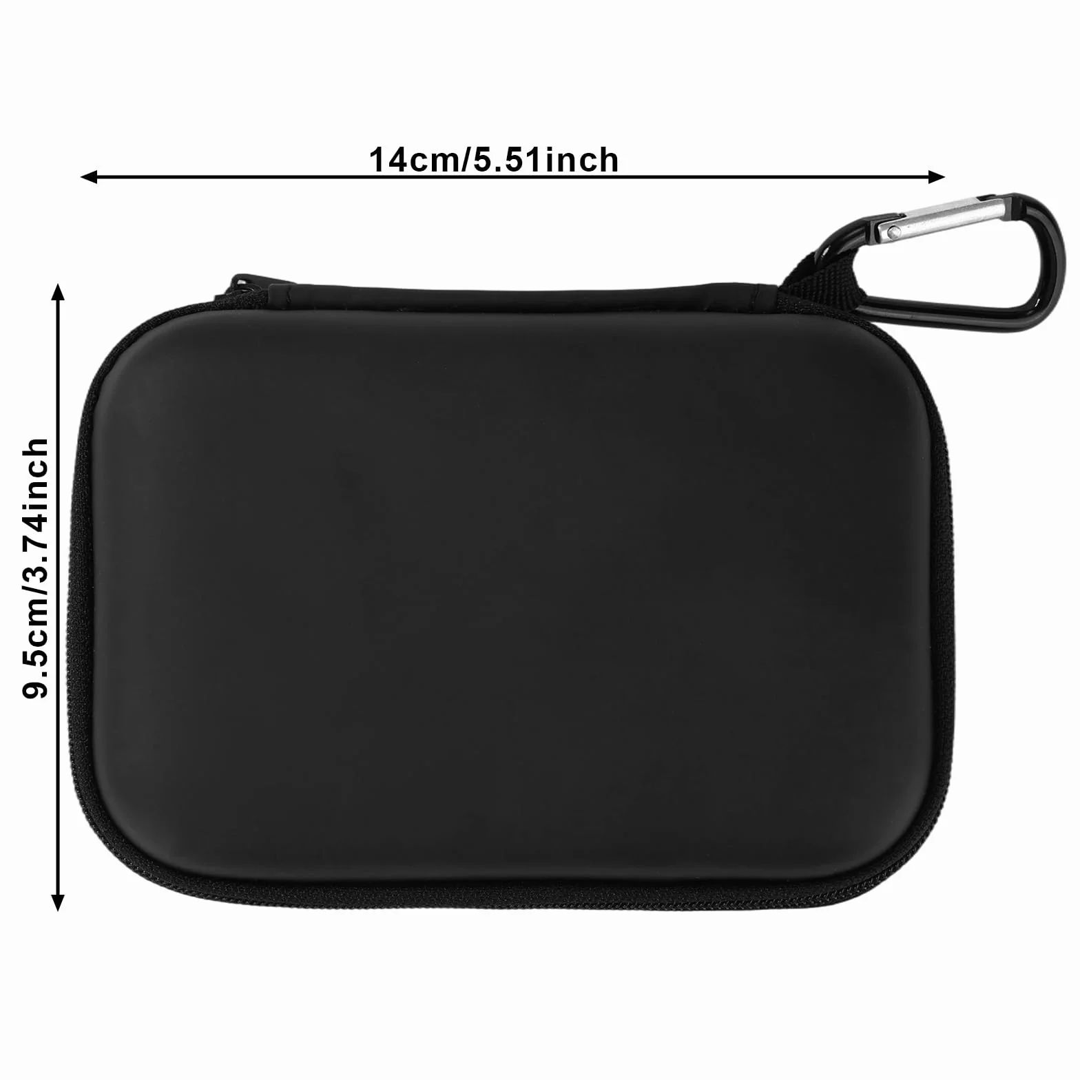 Étui pour Enregistreur Vocal PLAUD Note/Note Pro AI, Protecteur de Transport avec Pochettes en Filet et Mousqueton, Noir