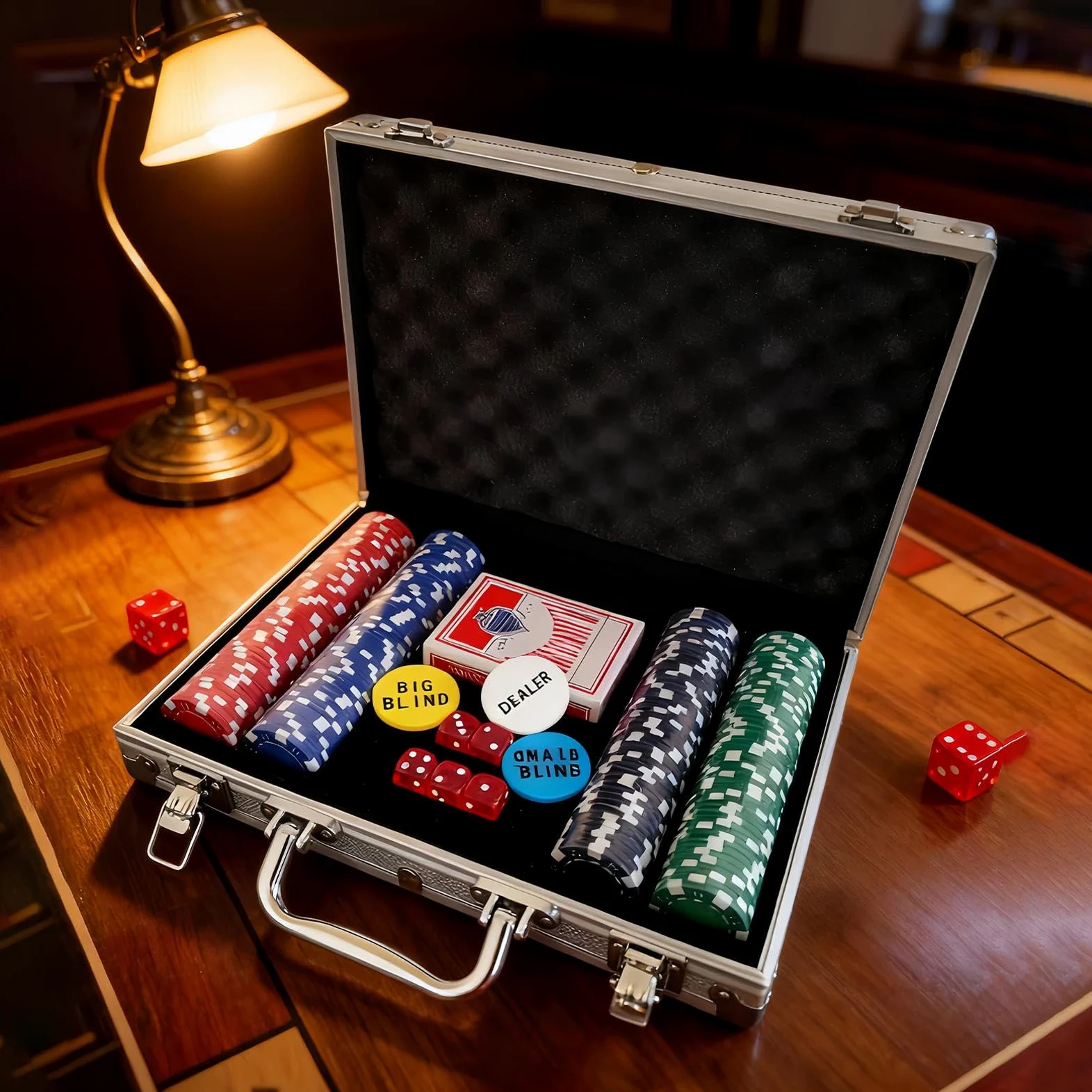 Coffret Jetons Poker Avec Mallette Sans Faciale Soirées Joueurs Passionnés | Jetons De De Société Pour Maison Voyages Soirées Familiales Femmes Hommes Adultes Enterrements De Vie De Garçon Salle