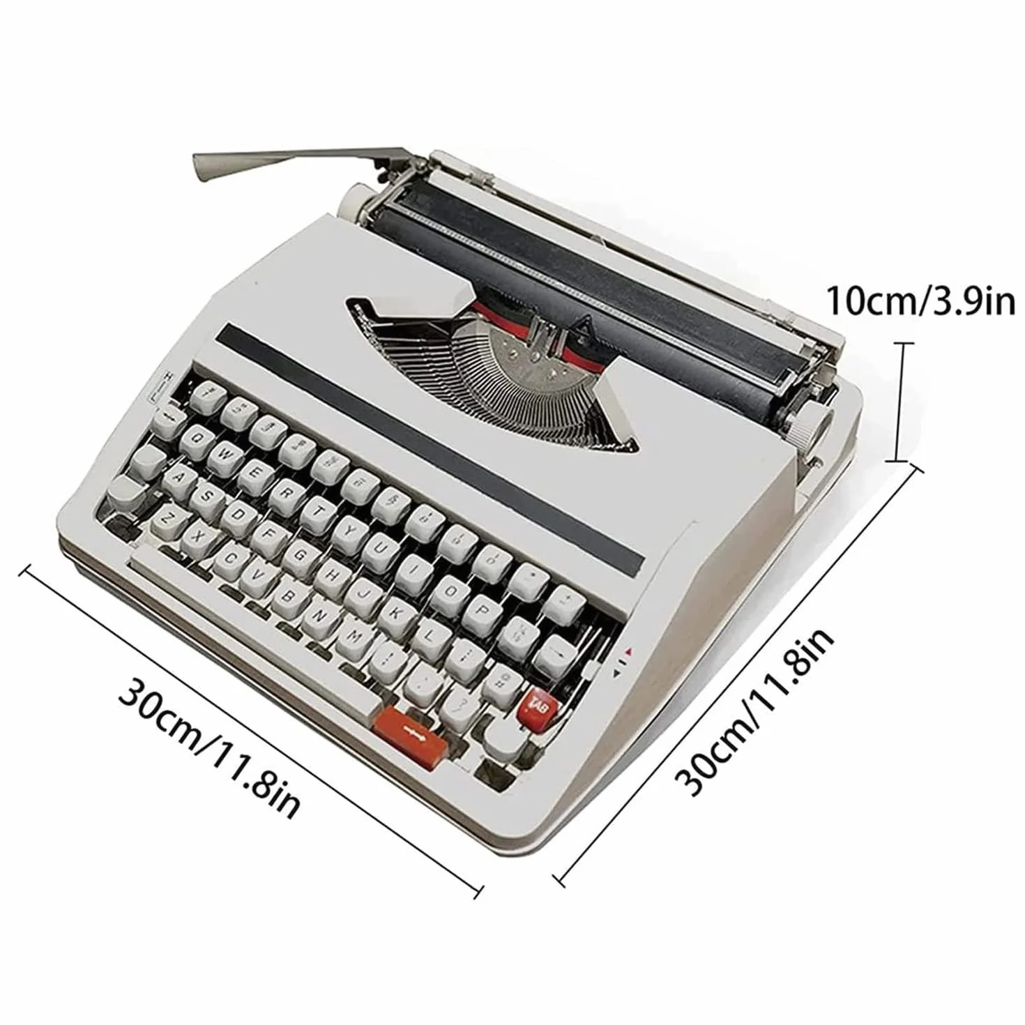 Machine à écrire manuelle vintage antique portable cadeau rétro