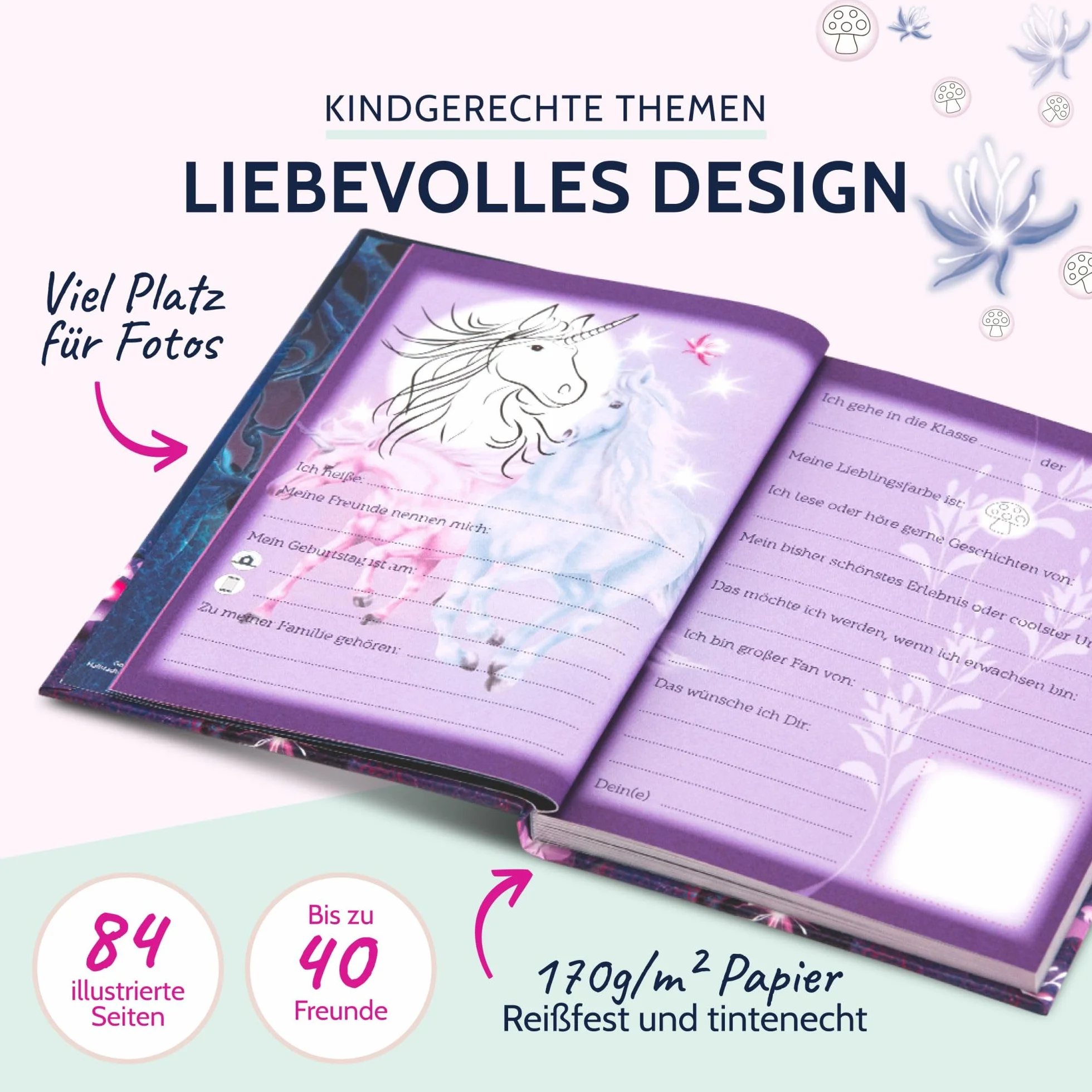 Freundebuch Unicorn A5