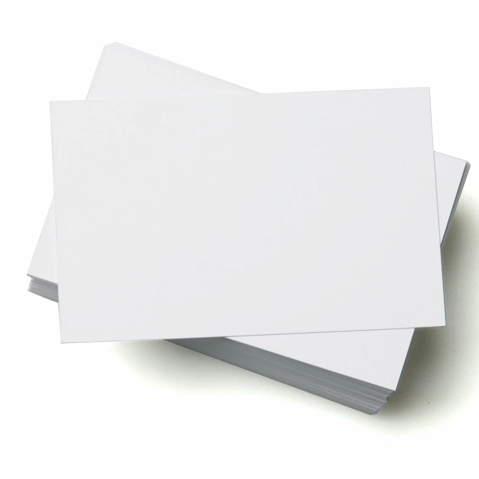 Cartes de visite vierges 350 g/m², lot de 100