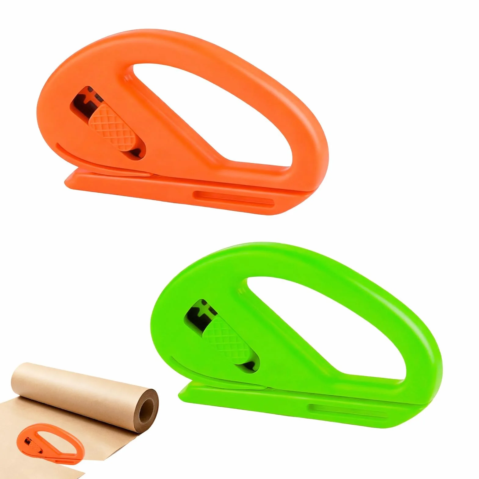 Coupe-papier d'emballage coulissant, Cutter cadeau pour rouleaux de papier plastique