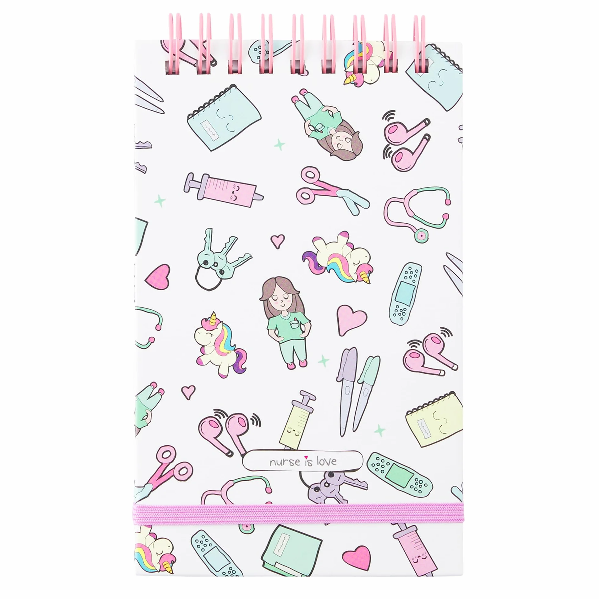 Petit Carnet De Notes Spirale A7 Pour Infirmiere & Aide Soignante - Cadeau Médecins UNICORNS