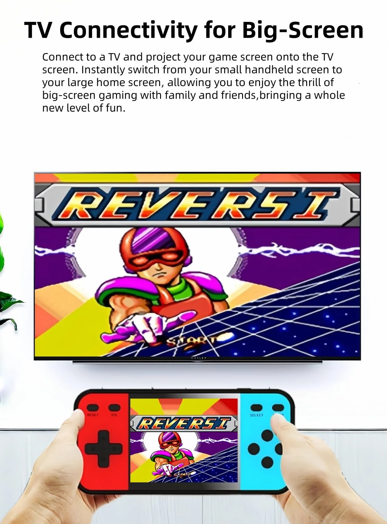 Console de Jeux Vidéo Portable 240 Jeux Connectable à la TV CZT 3.0