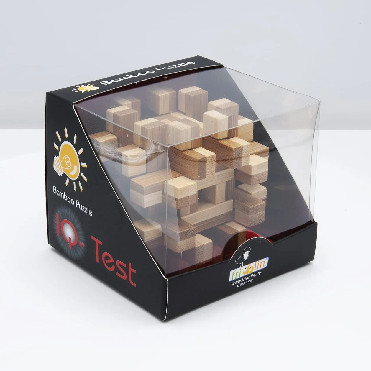 Fridolin Puzzle Casse Tête Bambou Bloc Magique 17493