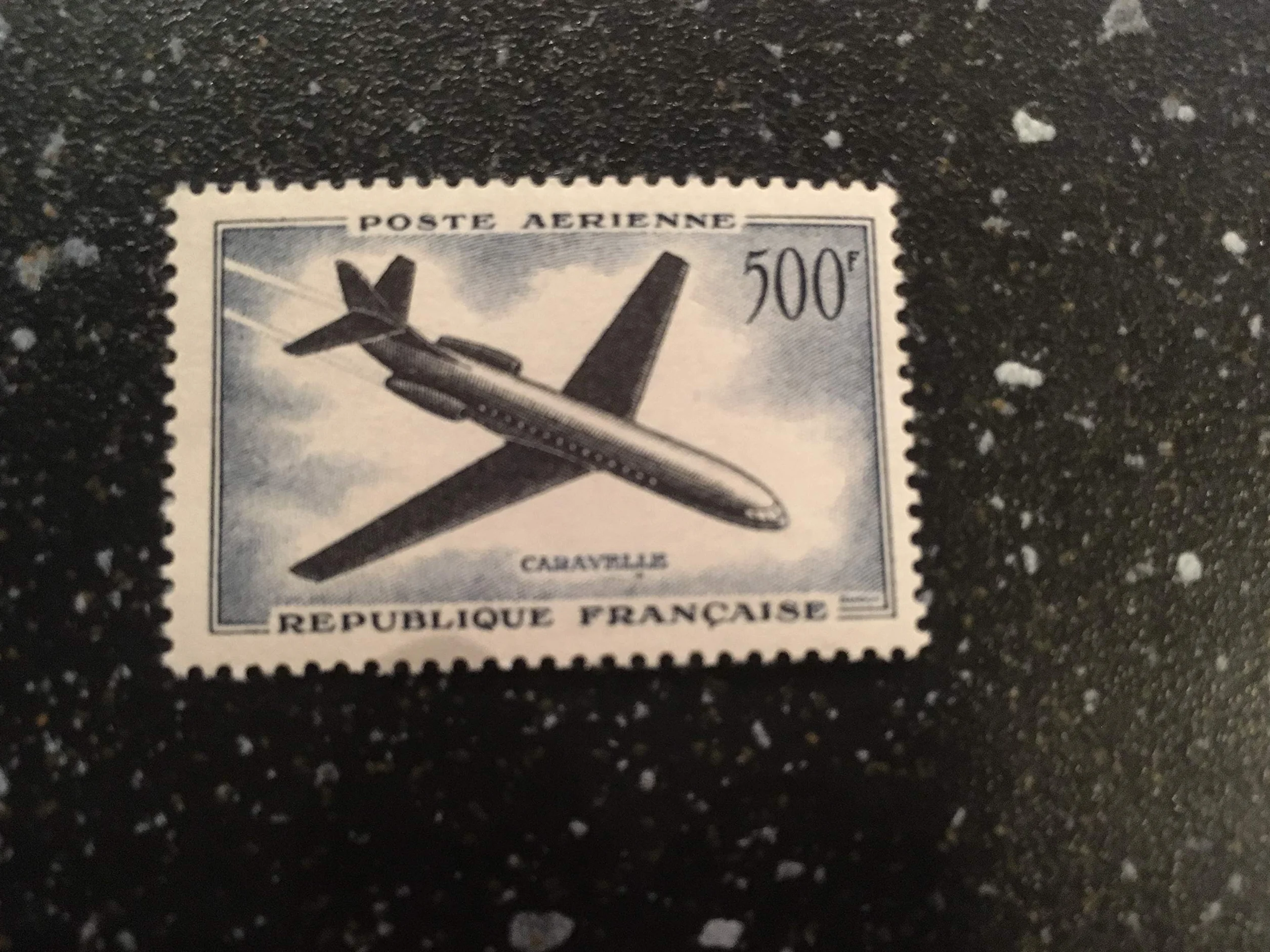 1957 Poste aérienne Num 36 Avion Caravelle Neuf Gomme intacte
