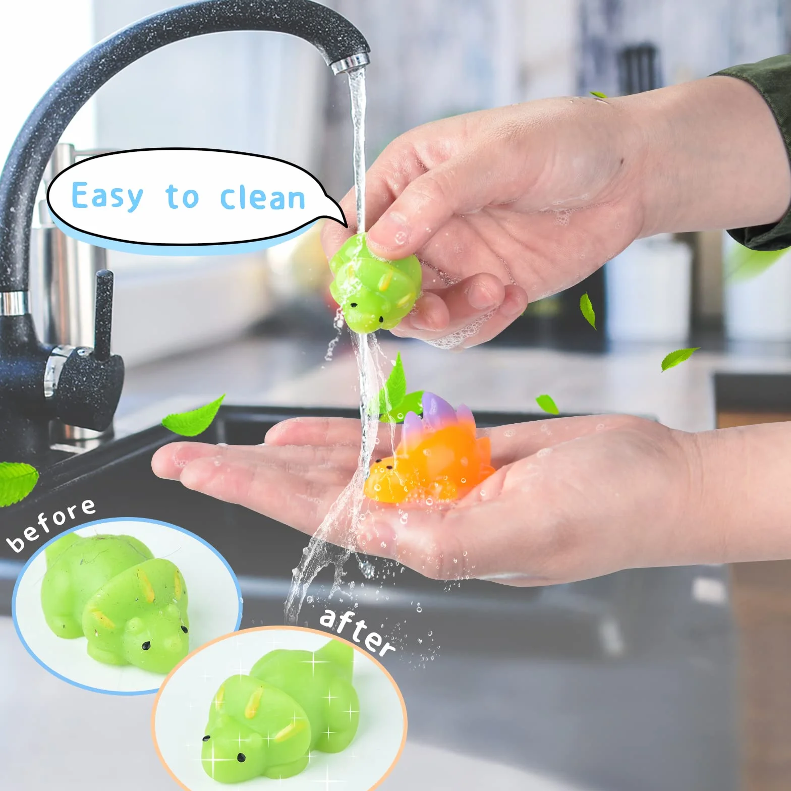 Lot de 30 Mini Jouets Mochi Squishy Anti-Stress Kawaii pour Enfants
