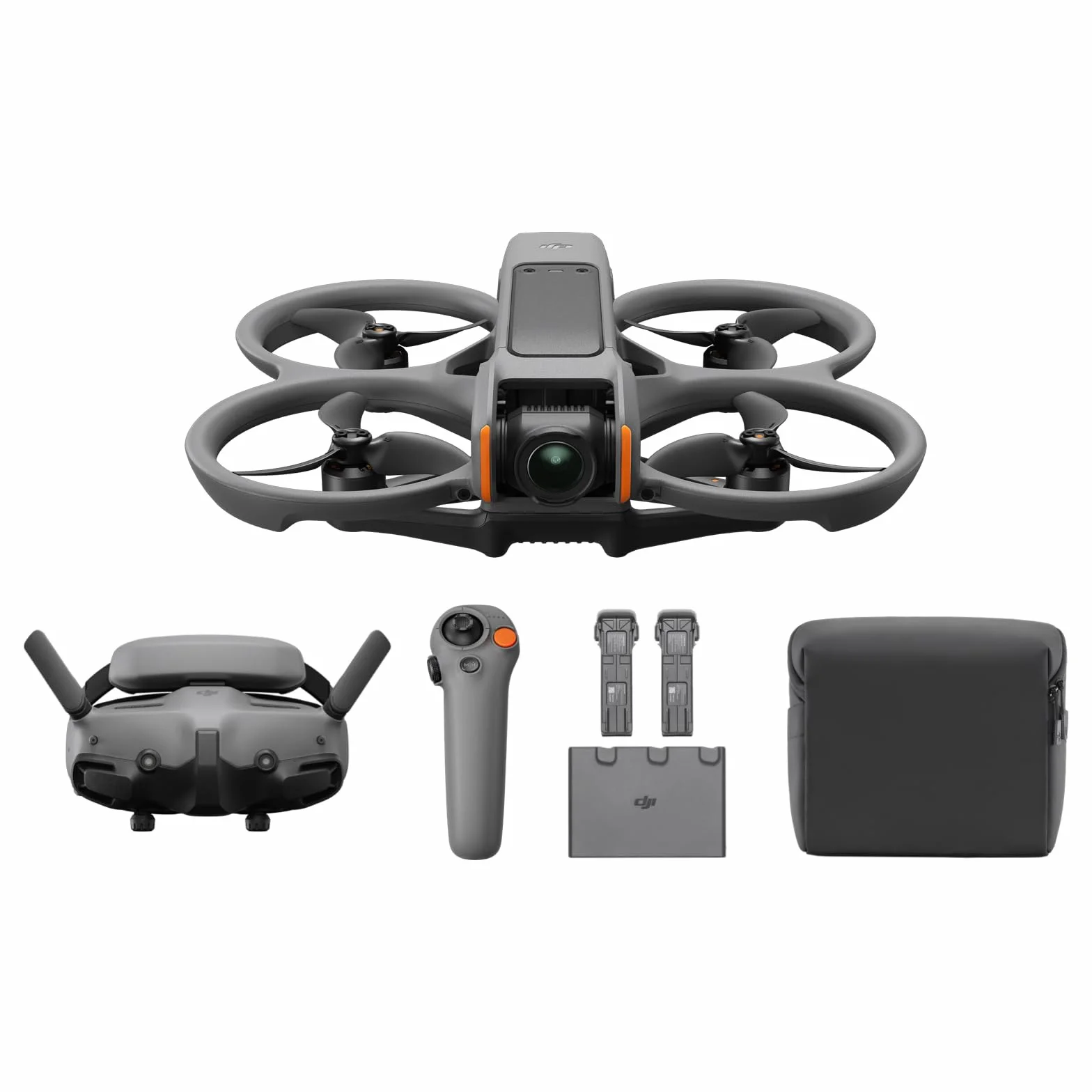 DJI Avata 2 Fly More Bundle FPV Drone 4K Caméra Acrobaties une Touche Goggles 3 RC Motion 3