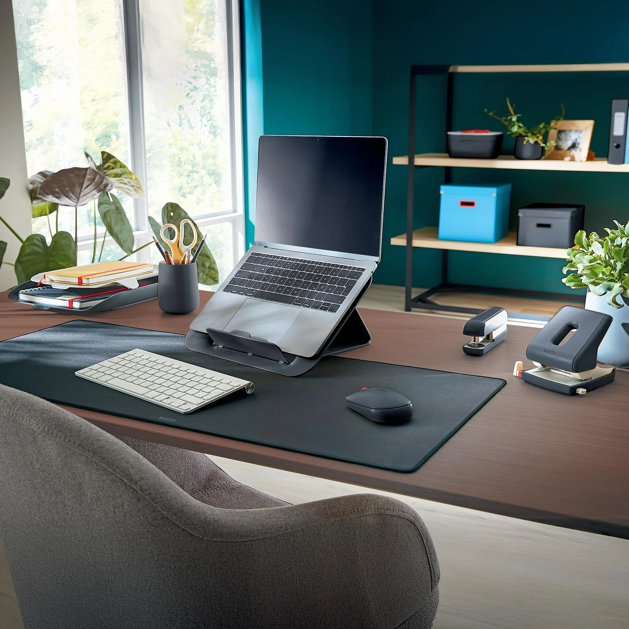 Leitz Tapis de bureau gaming extra-large 100x40 cm antidérapant lavable en machine