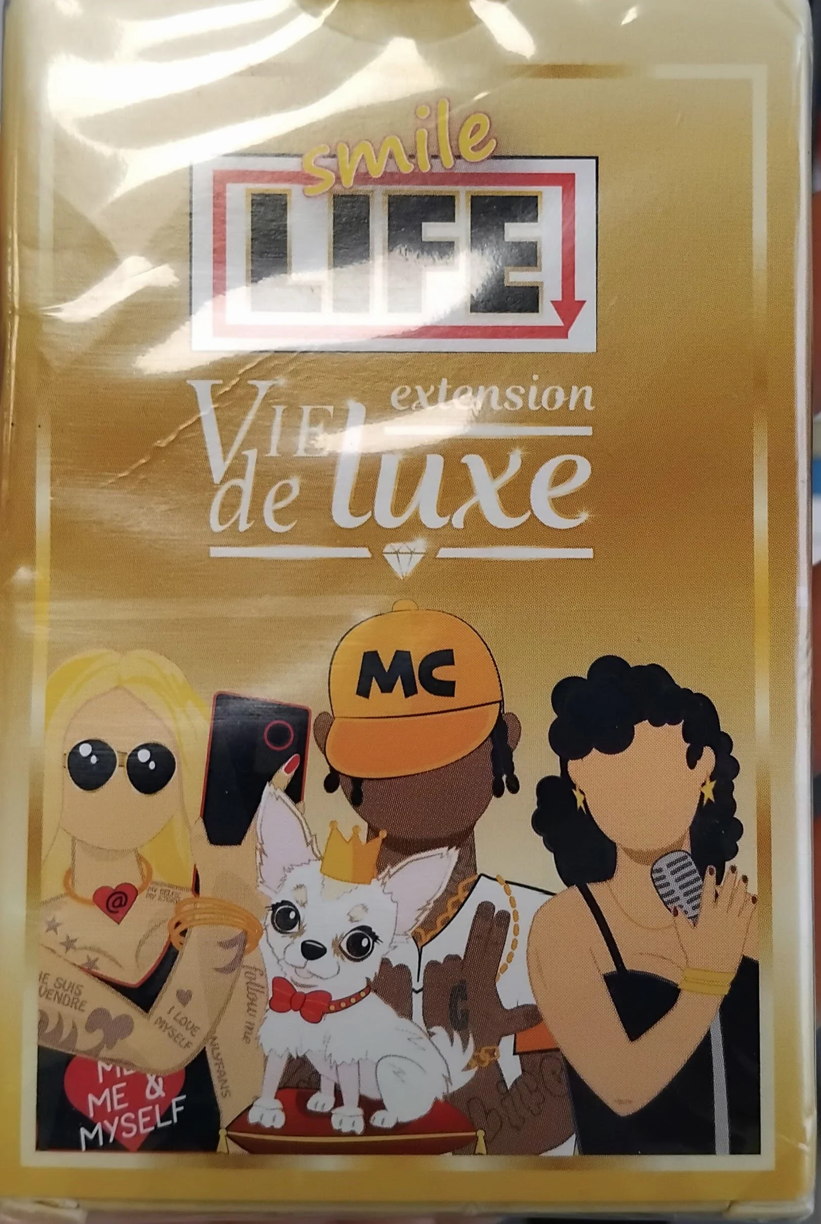 Blackrock Games Smile Life: Vie de Luxe Extension 60 Cartes Humour Stratégie 2-6 Joueurs 12+