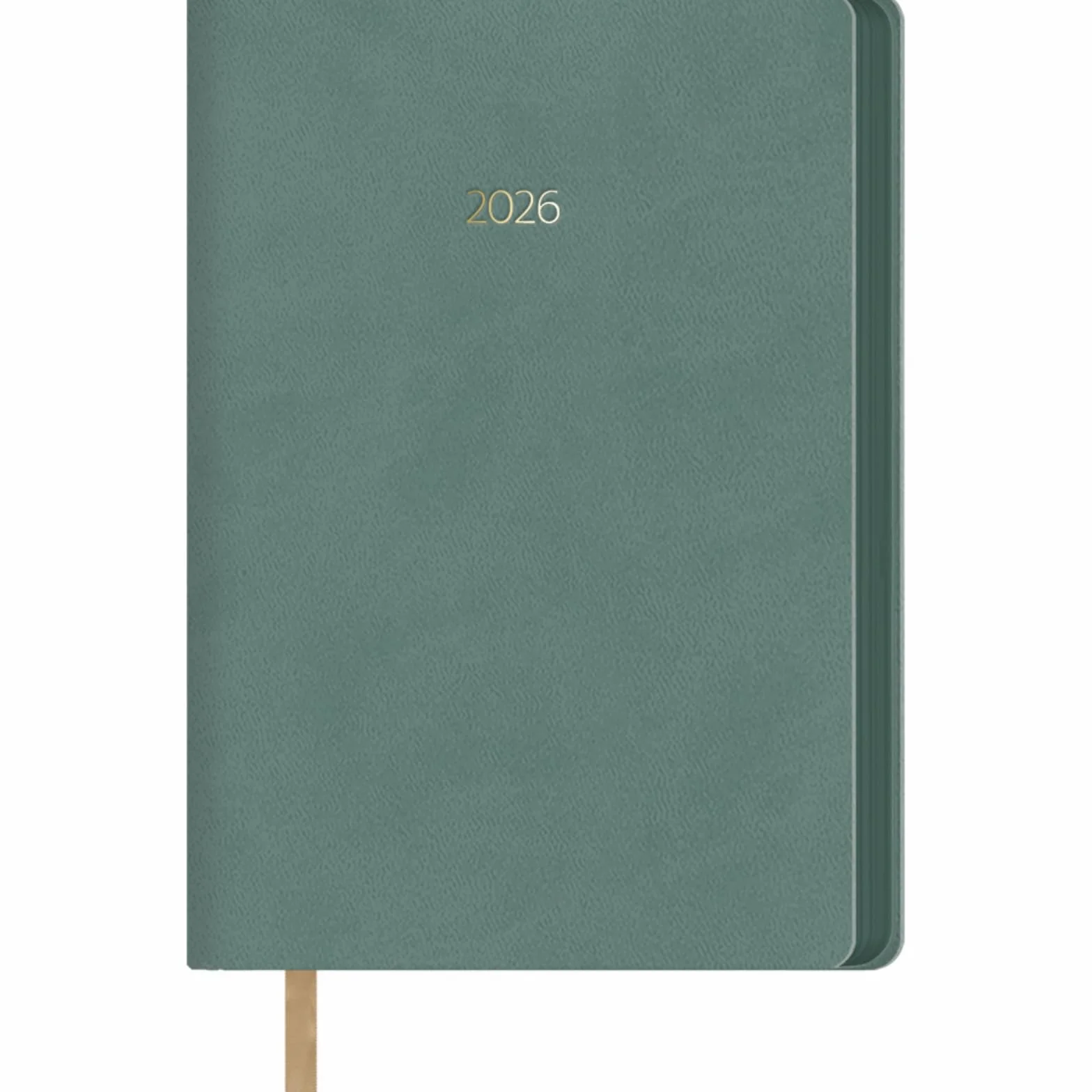 Agenda 2026 Jour par Page A5 Couverture Flexible Similicuir Planificateur Annuel Espagnol Hanoï Vert