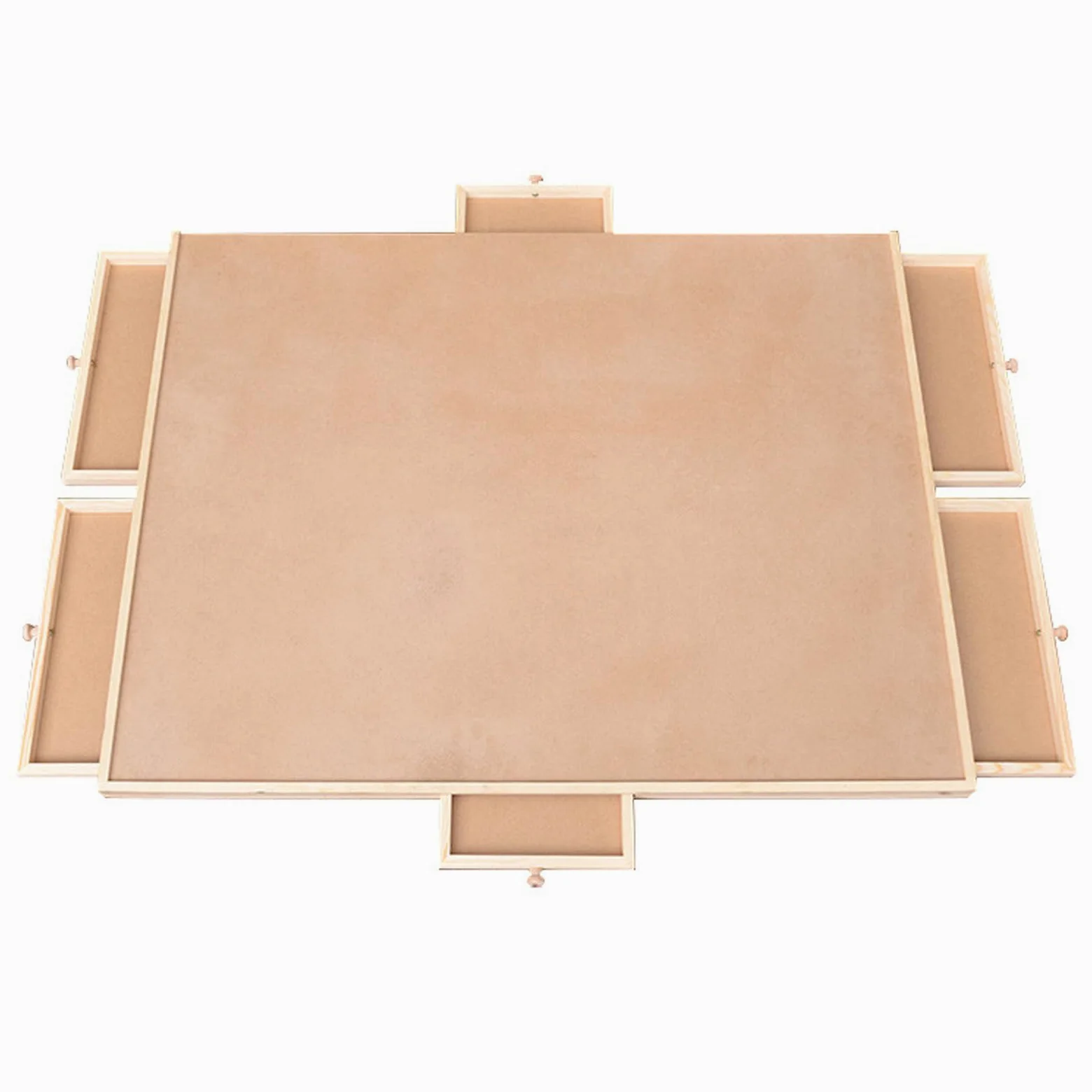 Plateau De Puzzle Bois,Table De Puzzle avec Rangement,Table à Puzzle Portable,Puzzle Table LéGer Et Portable,AntidéRapante,avec Tiroirs De Tris,Peut Contenir Jusqu'à 1000 PièCes