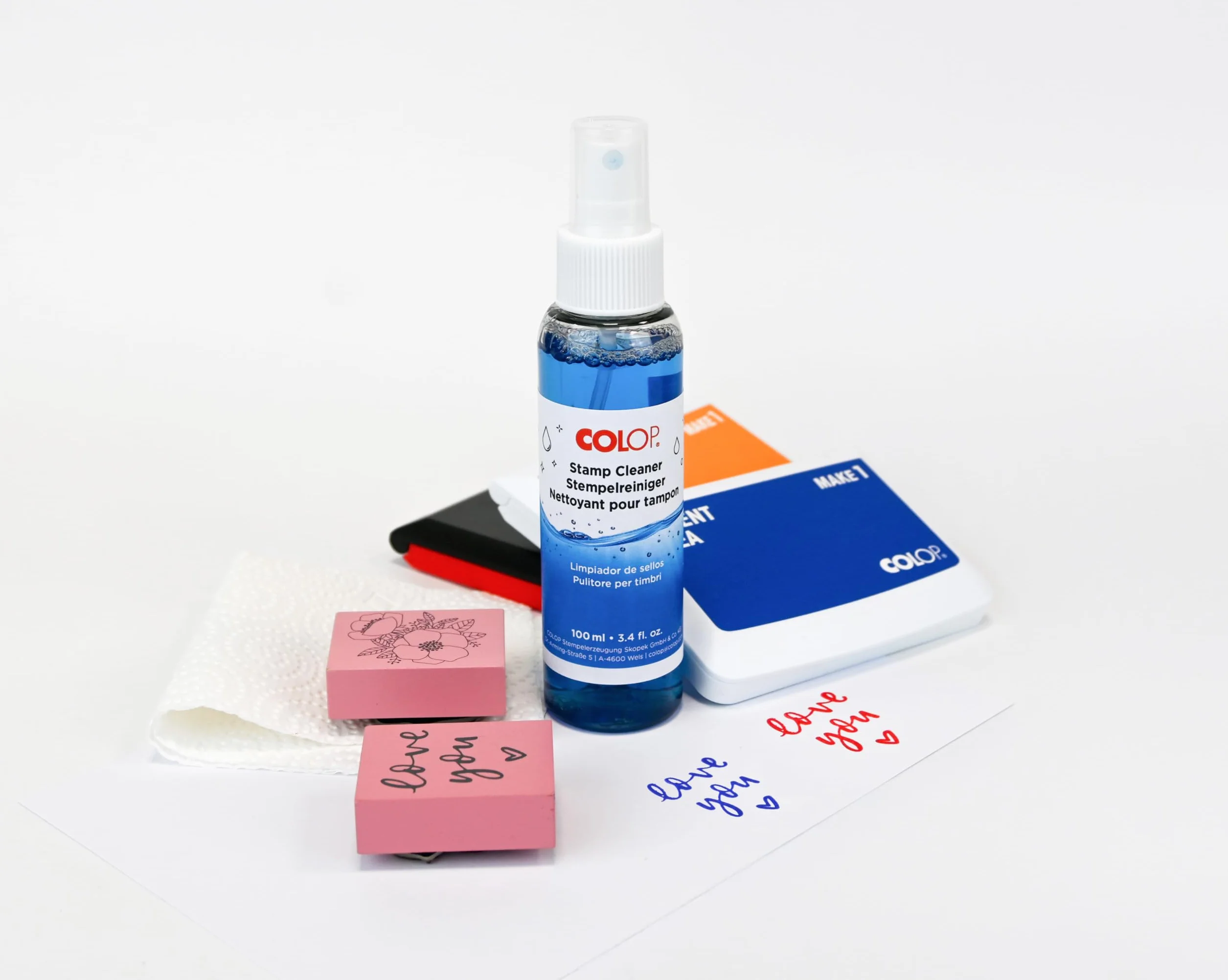 Nettoyant pour tampons COLOP 100 ml Solution nettoyante transparente