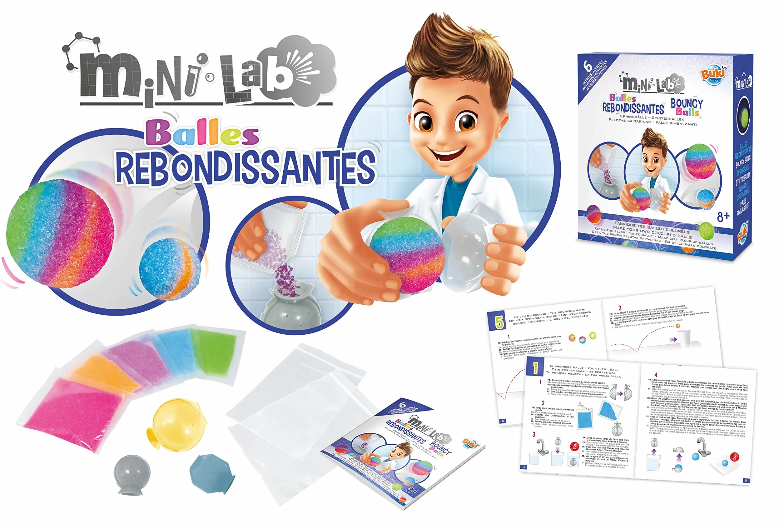 Buki 3009 Mini lab Balles rebondissantes