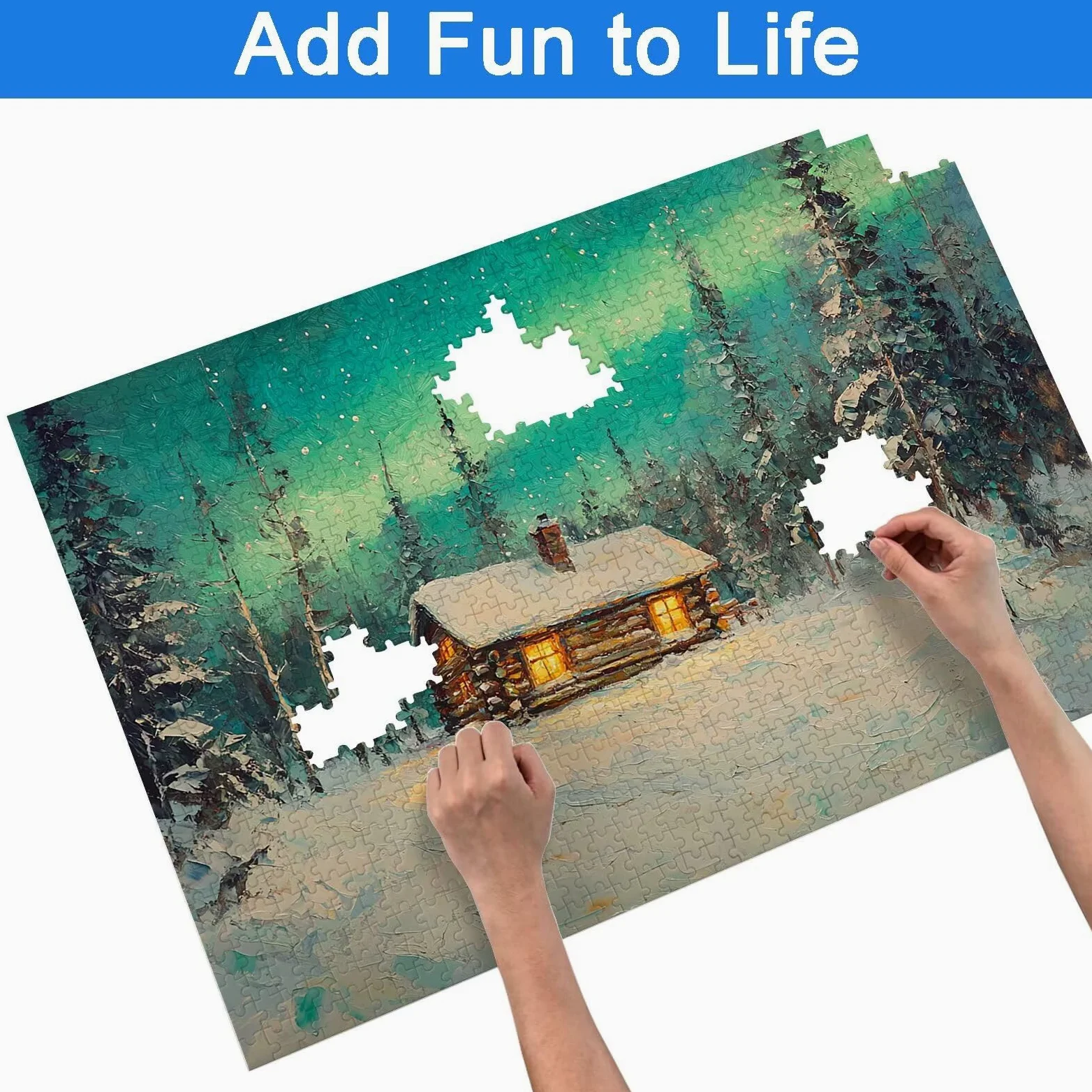 Puzzle 3000 Pièces Carte, Puzzle 3000 Pièces Adultes et Enfants, Puzzles Bois avec Une Boîte d'emballage Exquise, Jeu Éducatif Puzzles Paysage, Decoration Maison, Cadeau Femme, Cadeau Homme, -6907