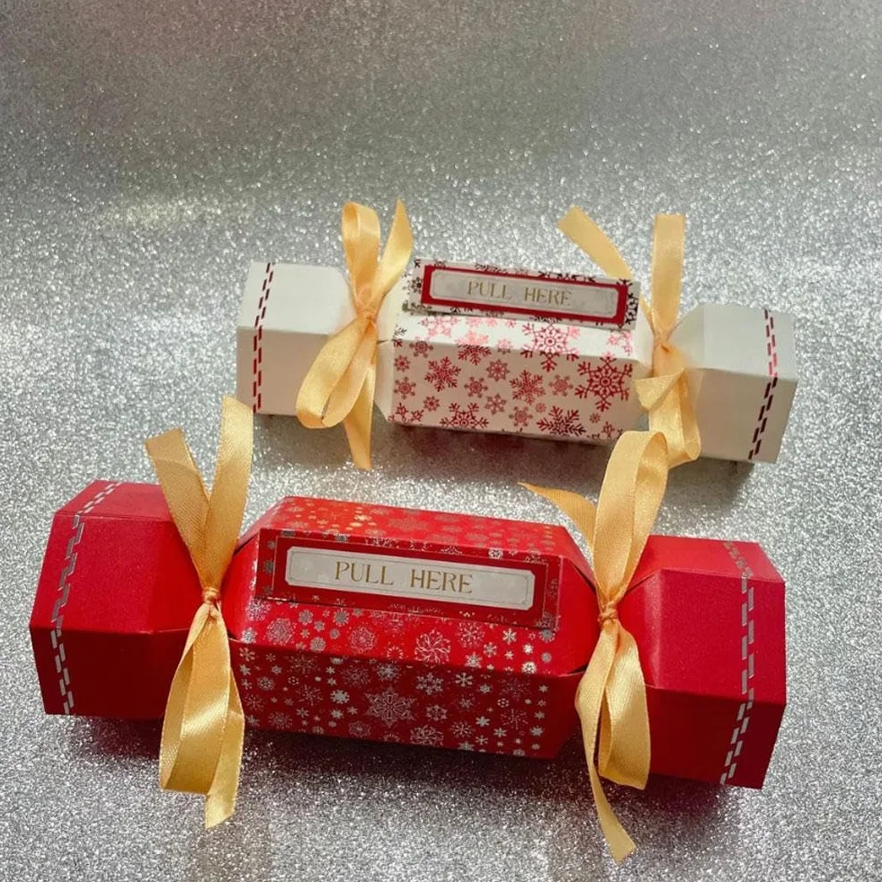 Pochette surprise Noël argent liquide boîte cadeau carte extractible porte-espèces boîte à billets rouge