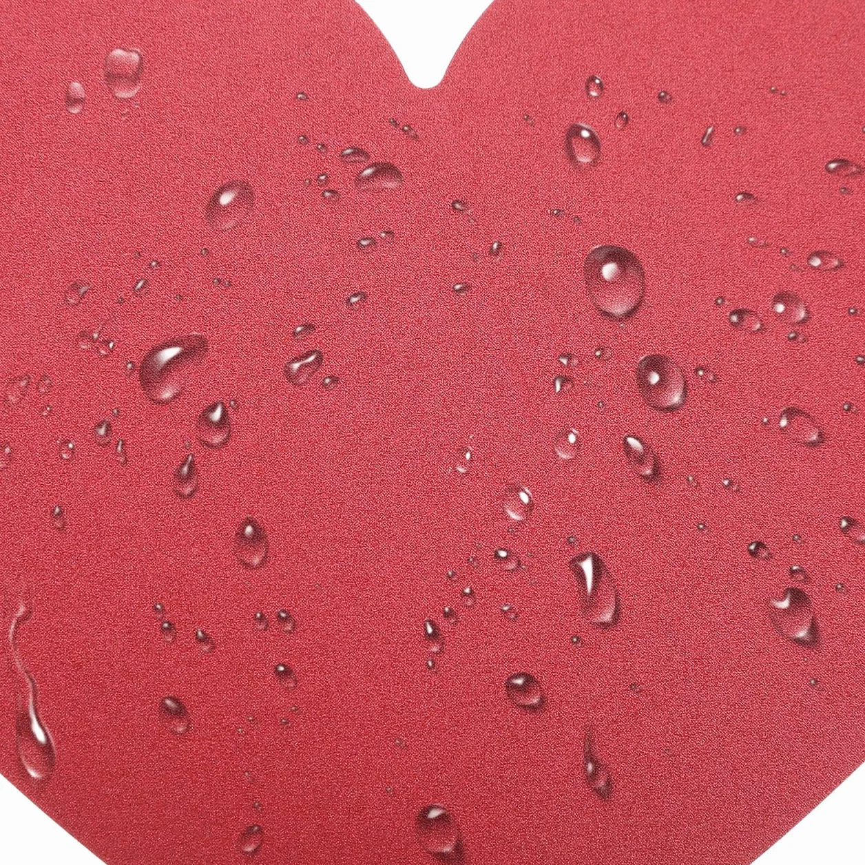 Tofficu Lot de 40 découpes en forme de cœur – Cartes en forme de cœur Saint Valentin, papier rouge pour décorations