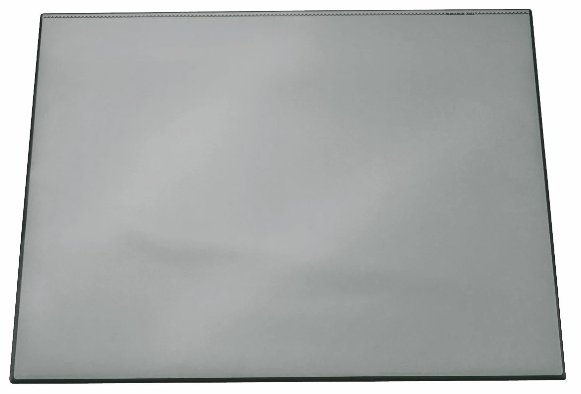 Sous-main avec Rabat Transparent Format Bureau 65 x 52 cm Gris