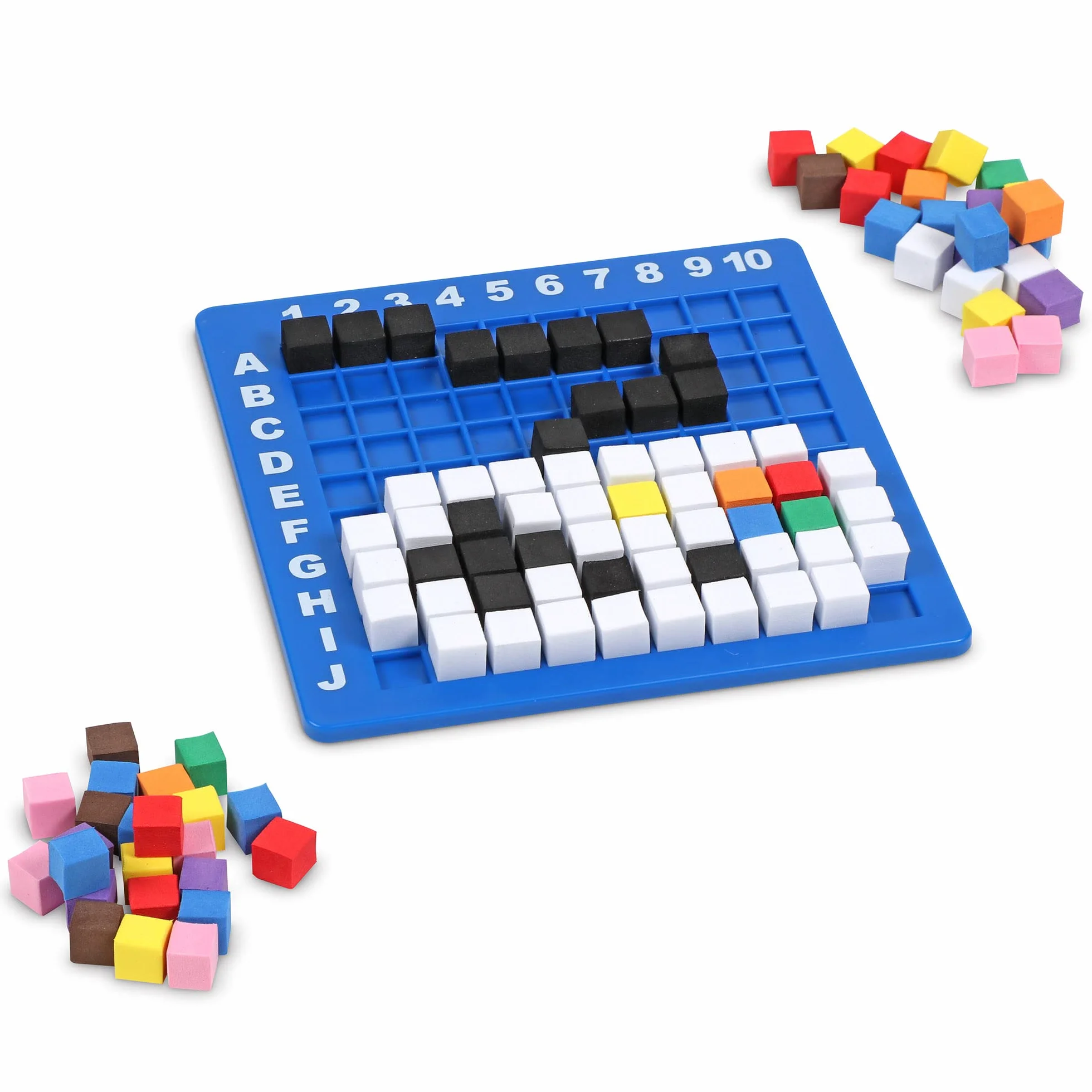 Learning Resources STEM Explorers Pixel Art Challenge, Jeu éducatif Codage sans écran 5-8 Ans, 400 Pixels, Base 10x10