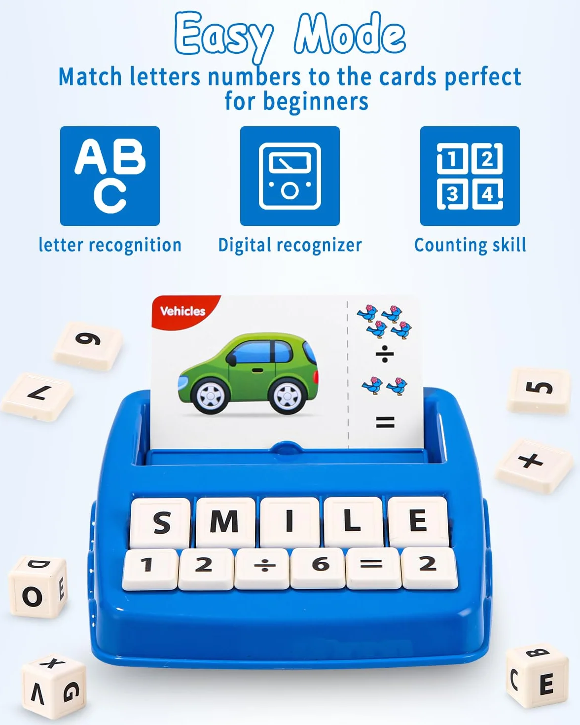 Jeux Educatif 3-8 Ans Cadeau Enfant Apprendre a Lire Lettre Scrabble