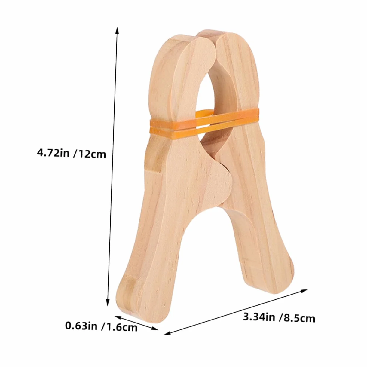 DOITOOL Lot de 5 Pinces de Jeu en Bois pour Enfants Kit Construction Fort Montessori