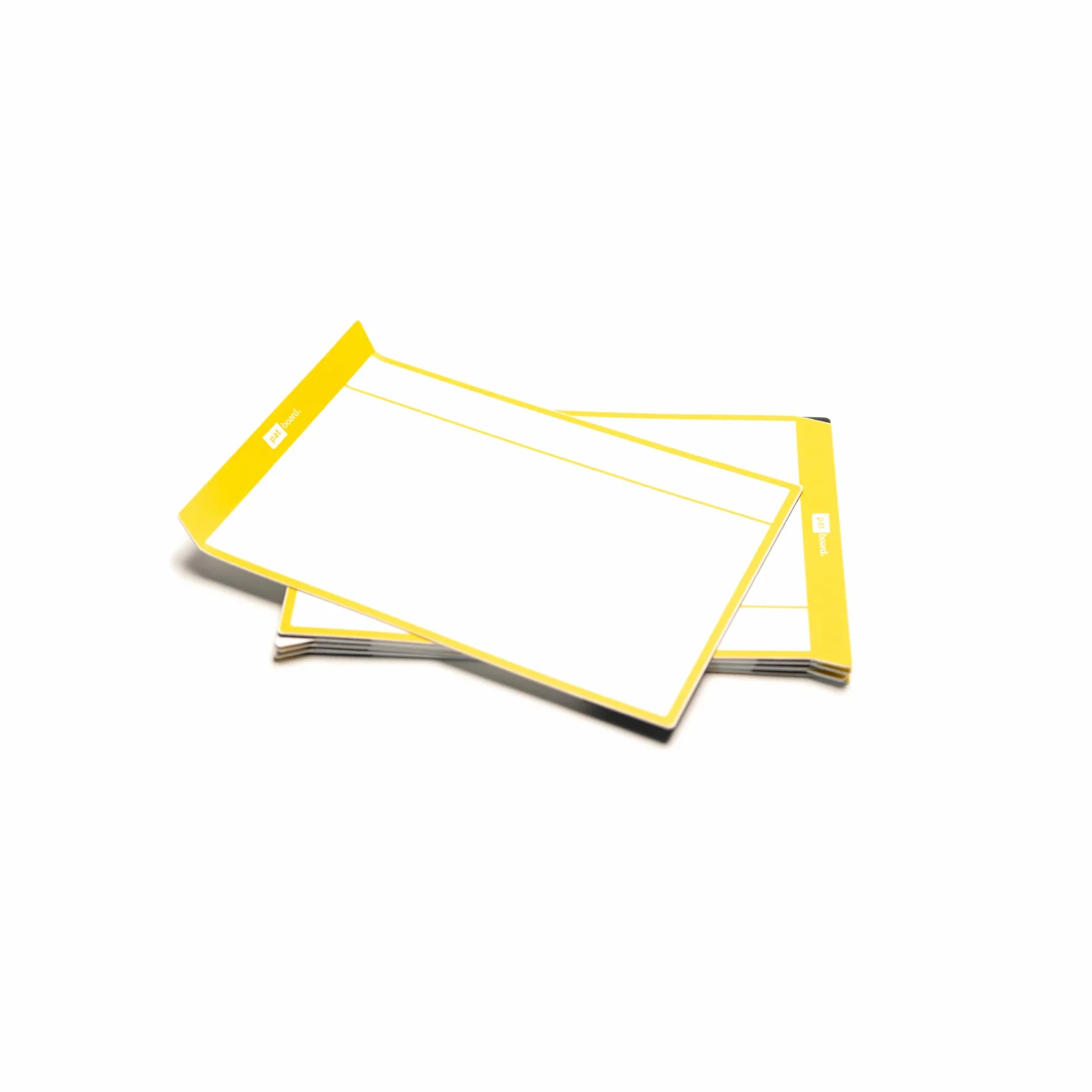PATboard Tableau Scrum Kanban TASKcards Magnétique 8 Cartes Tâche L Jaune