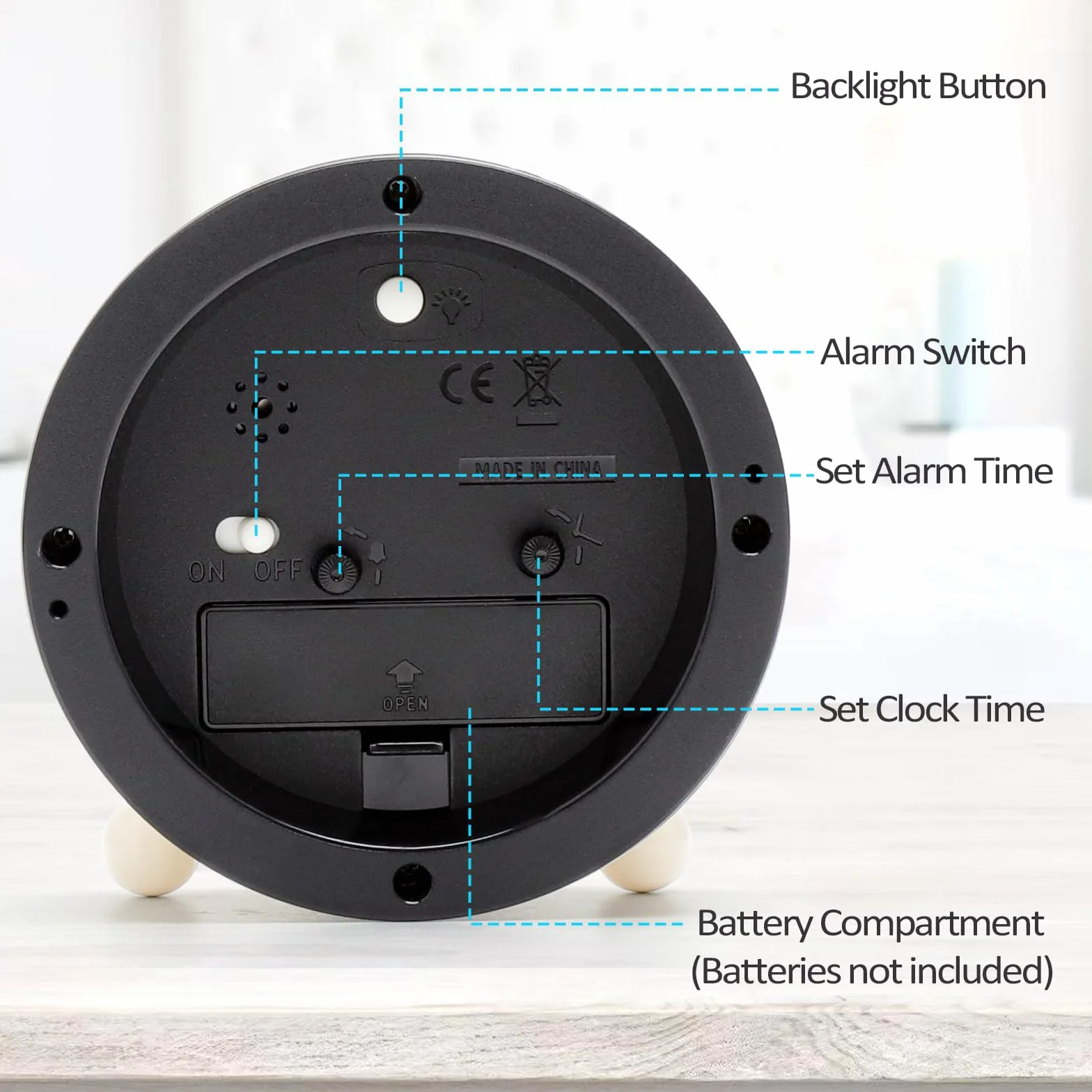 HENGBIRD Réveil Enfant Lumière Nocturne – Réveil Éducatif 24h pour Chambre Enfant