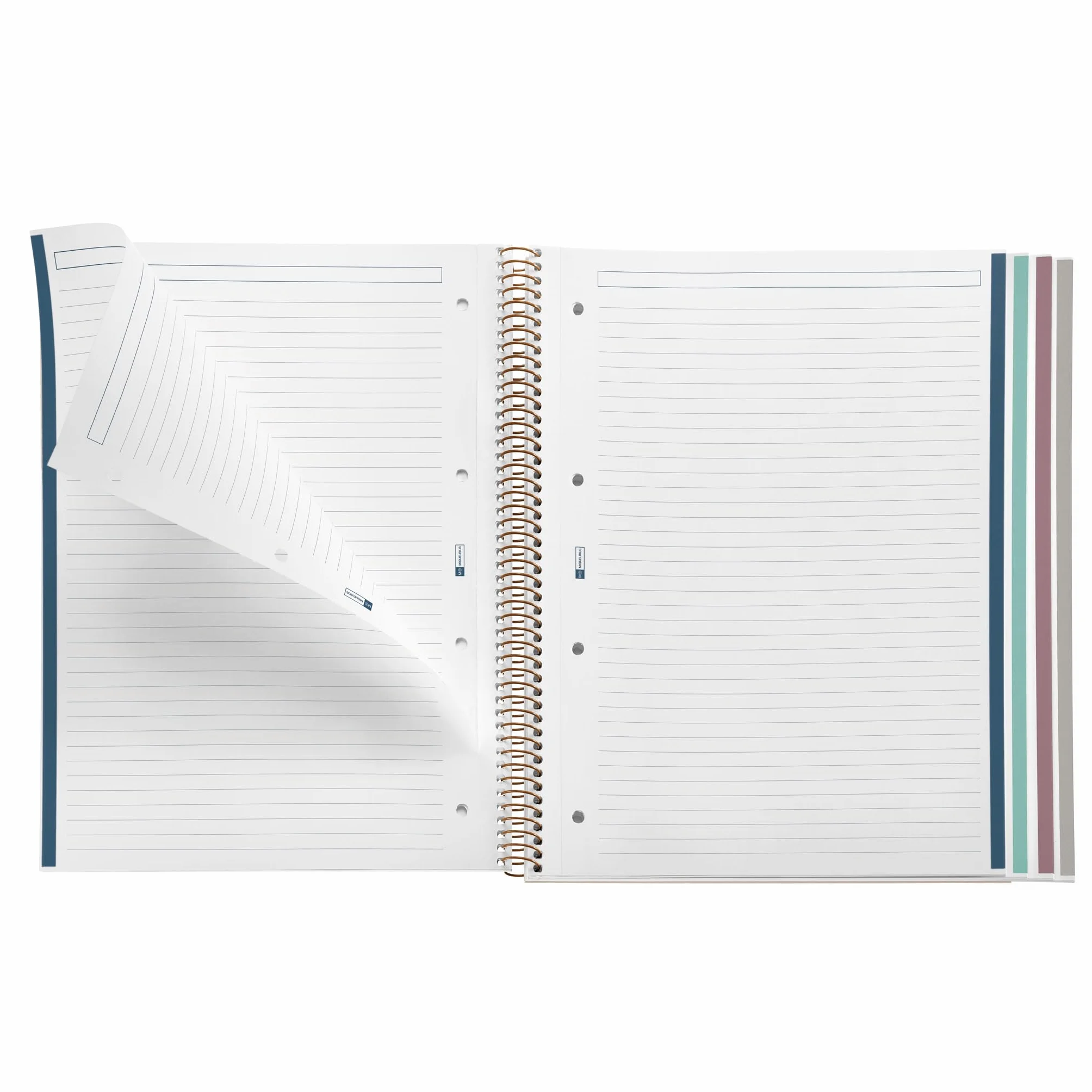 Miquelrius Cahier A4 Ligné Spirale 100 Feuilles 70 g/m² Sweet Fruits Collection Lemons
