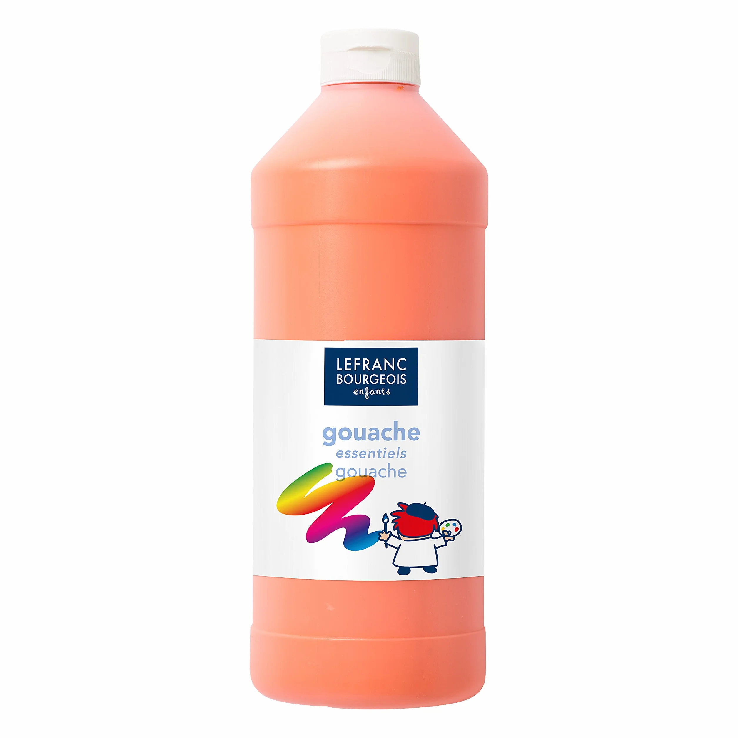 Lefranc Bourgeois Gouache liquide Essentiel Bouteille 1L Orange
