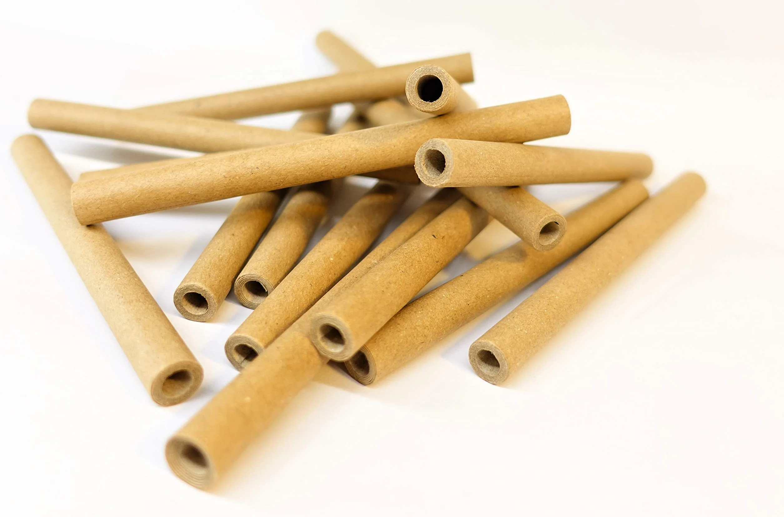 Tubes en carton pyro 6 x 10 x 120 mm marron lot de 25