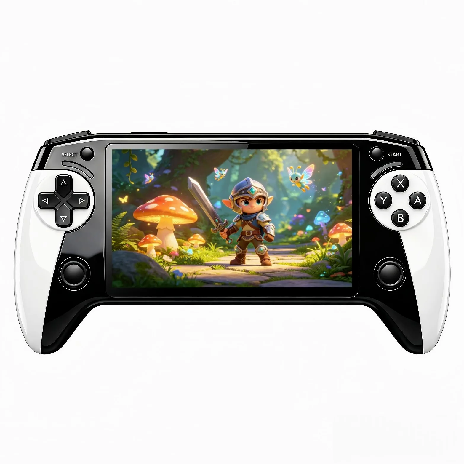 HLF Console de jeu vidéo multifonction de 14 cm - Style rétro - 6000 émulateurs - Prend en charge MP4/MP3/E-books/sortie AV - Cadeau idéal pour les vacances/anniversaire