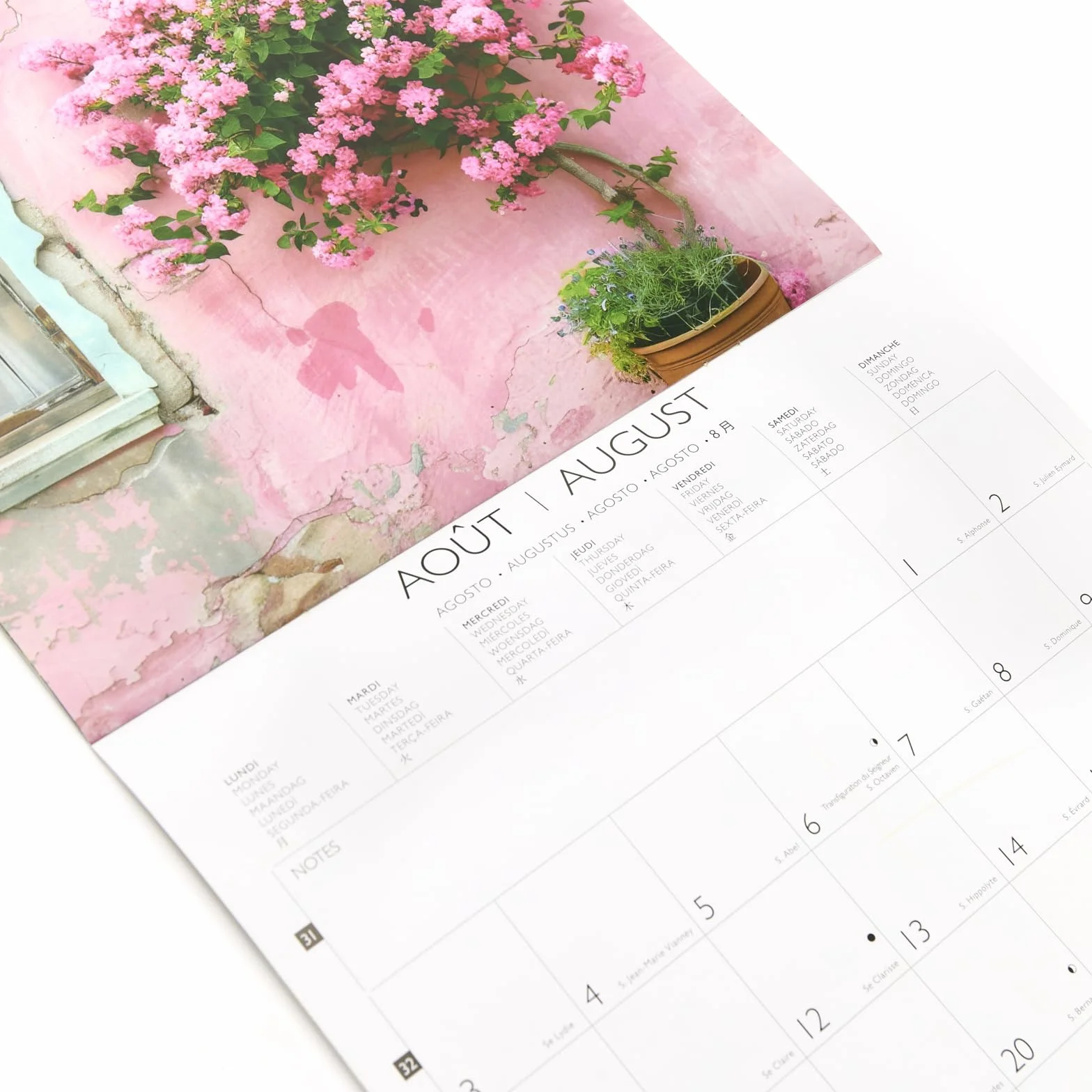 DRAEGER PARIS 1886 Grand Calendrier mural 28x29 cm 2026 Thème Jardin 12 mois Papier FSC