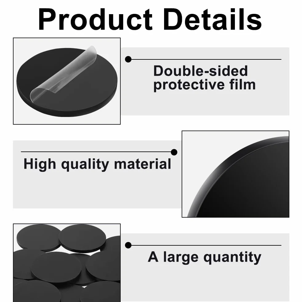 Rondes en Plastique 25mm pour Figurines Miniature Bases Support Jeux de Guerre Rôle