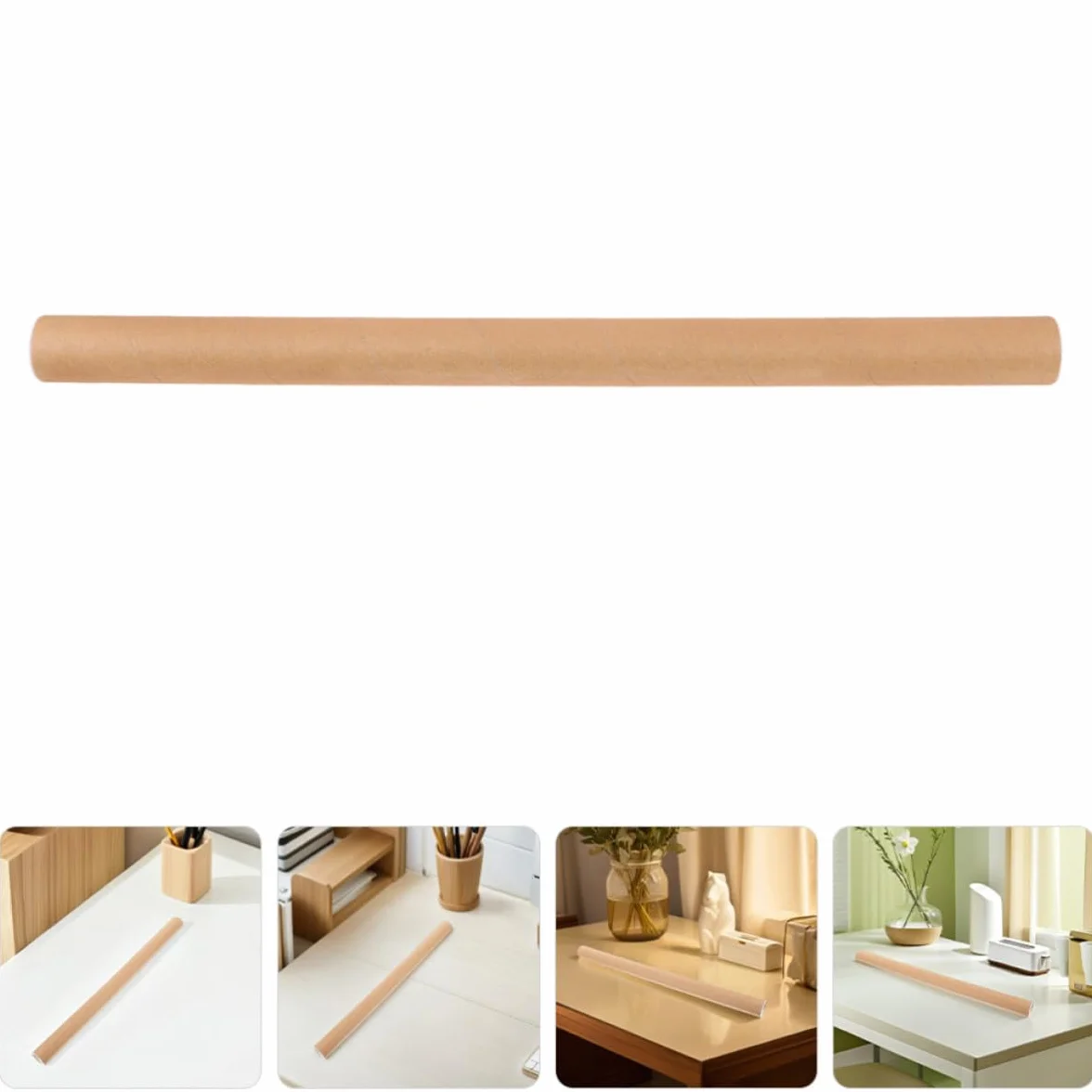 Zerodeko Lot de 2 Tubes en Carton Kraft pour Affiches et Posters, Tube Porte-affiches Rond