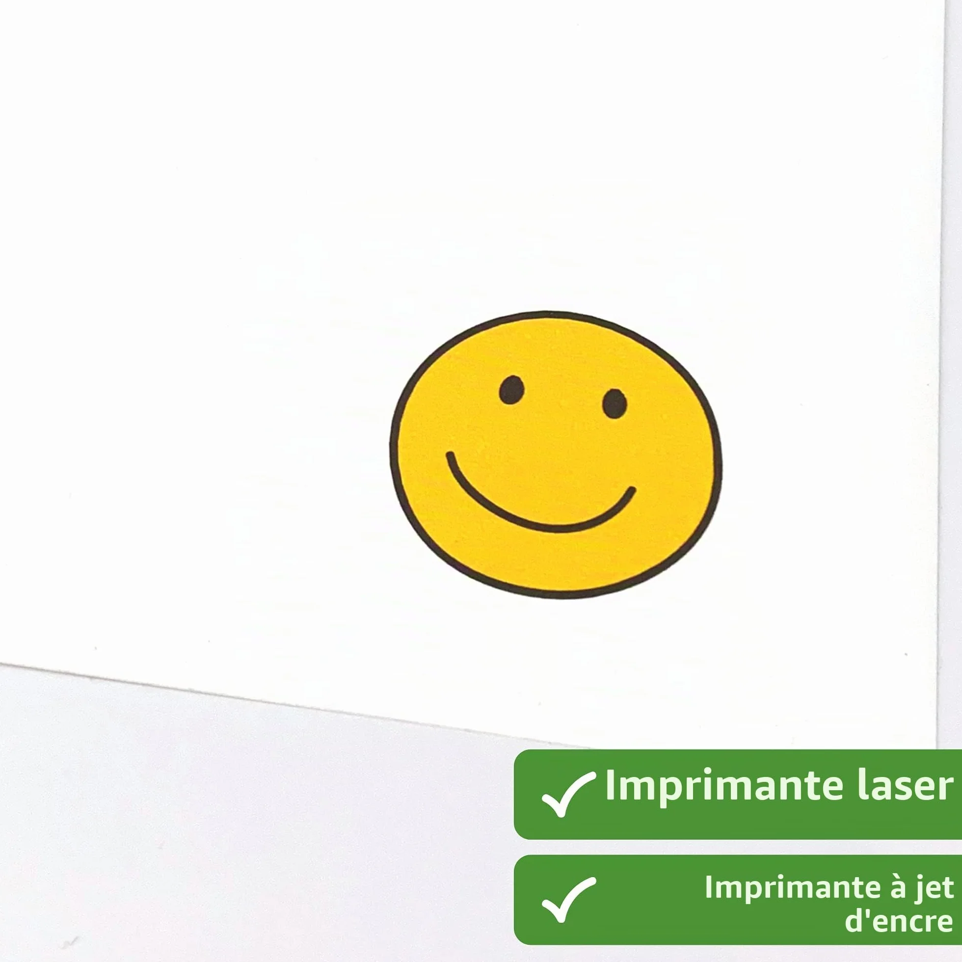 Papier Autocollant Vinyle Imprimable Étanche A4 Blanc 30 Feuilles