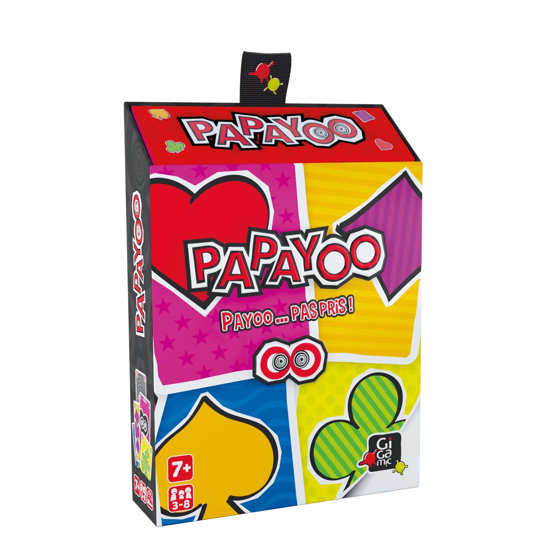GIGAMIC Papayoo Jeu de cartes tactique 3-8 joueurs 30 min Version Française