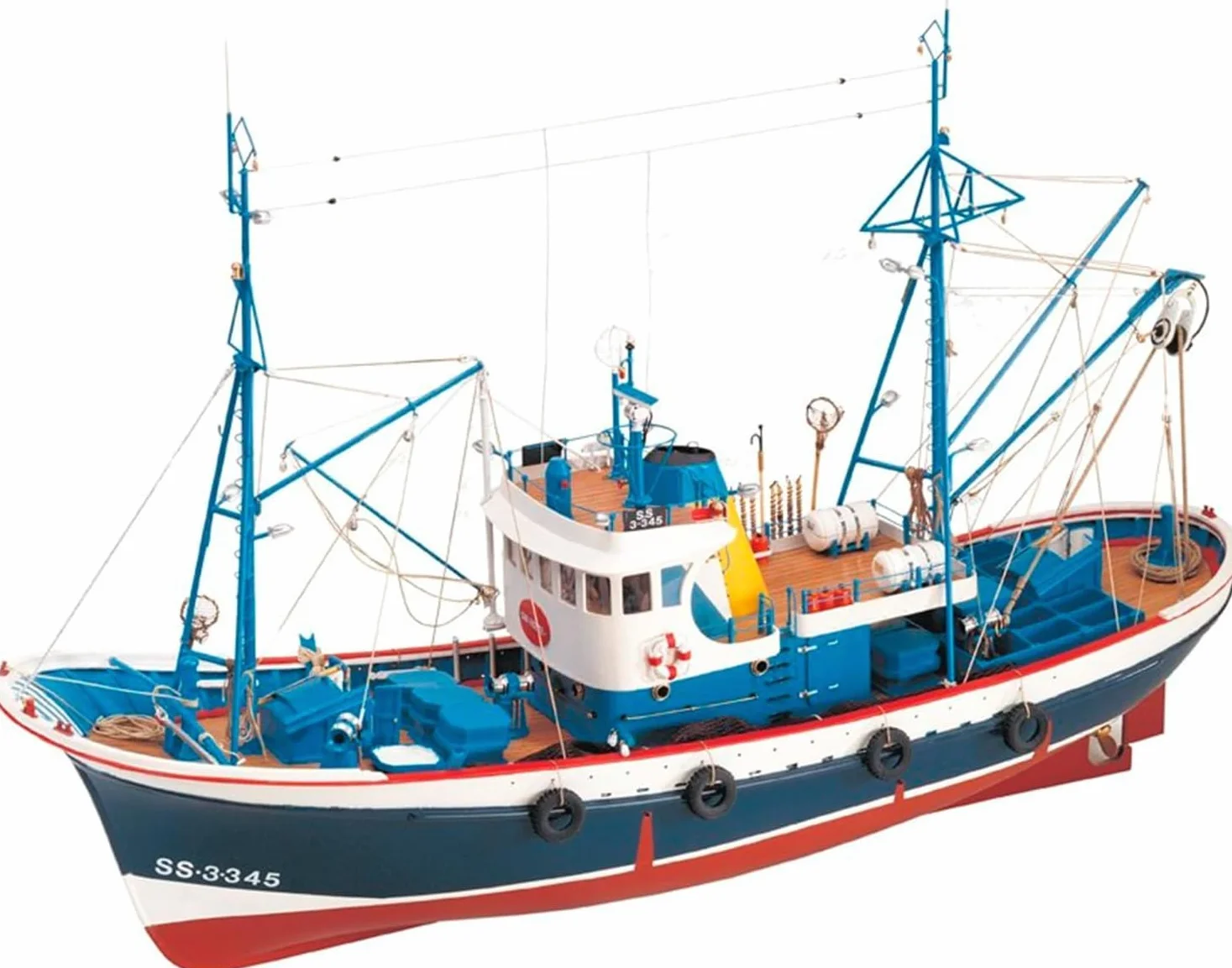 Artesanía Latina Maquette Bateau Bois Thonier Mar Cantábrico Marina II Échelle 1:50 Modèle 20506 Niveau Avancé