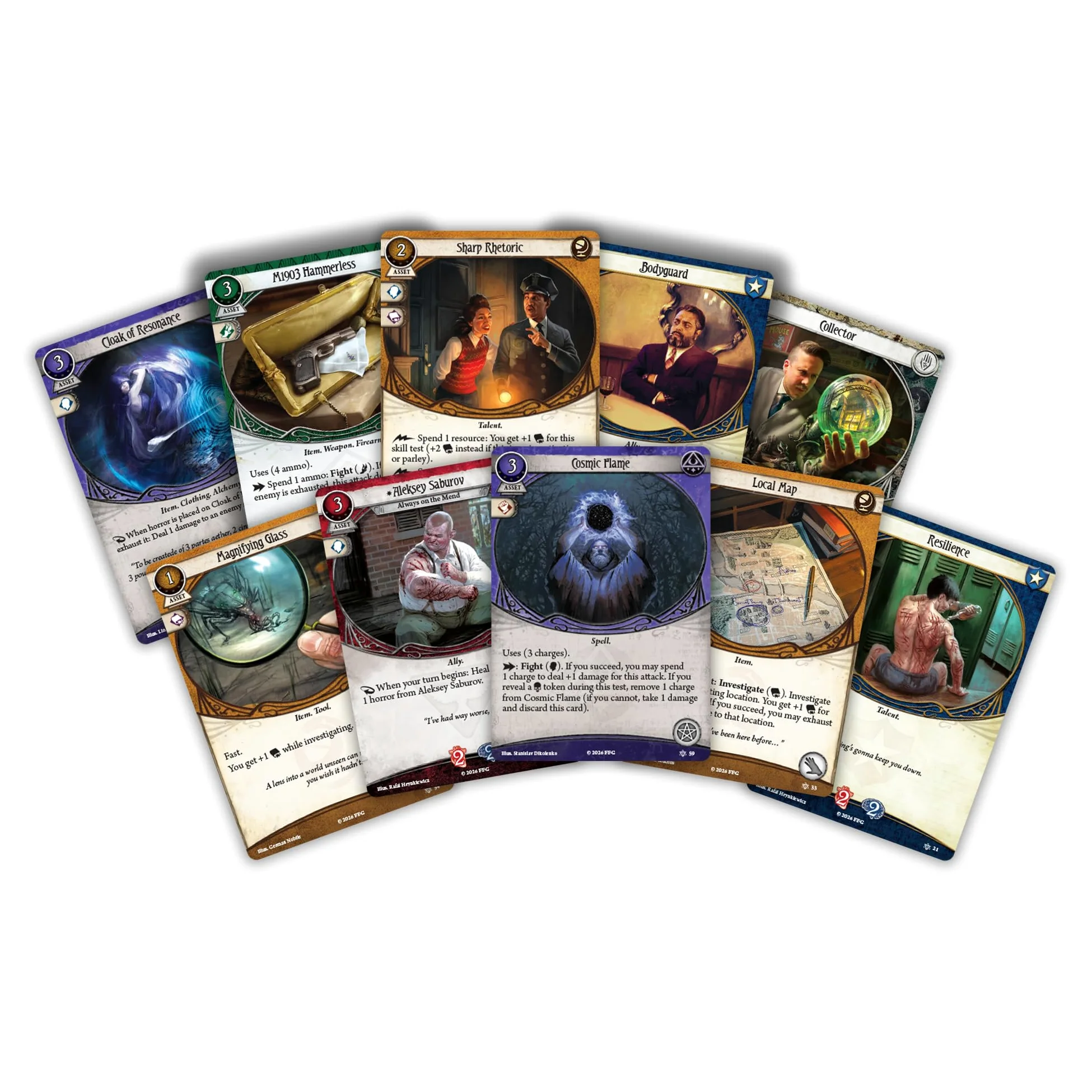 Asmodee Arkham Horror : The Card Game - Chapter Two Core Set - Jeu de Cartes coopératif à partir de 14 Ans - 1 à 4 Joueurs - Temps de Jeu de 45 à 180 Minutes